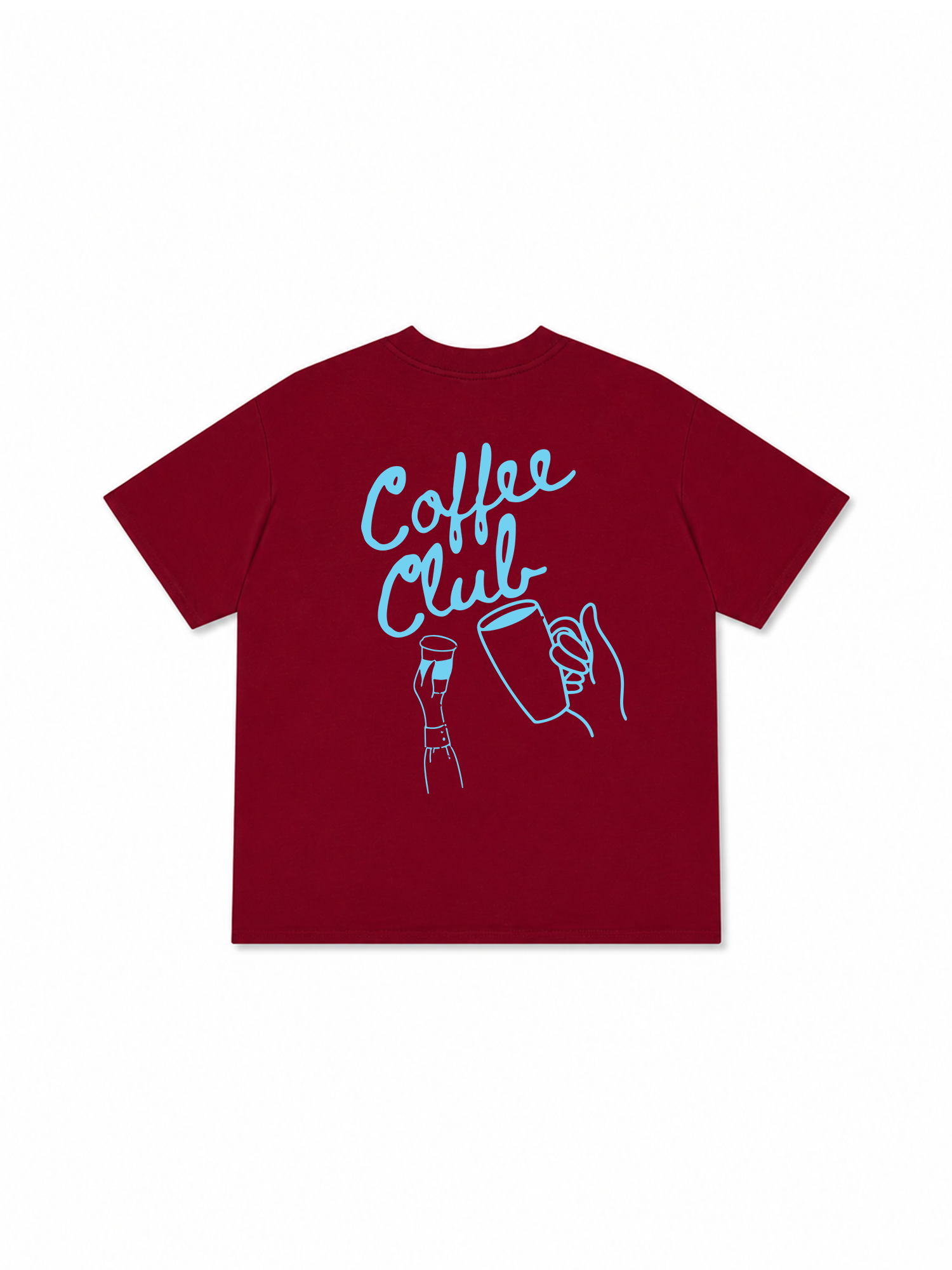 Áo Thun Relaxed Fit Coffee Club Blue
