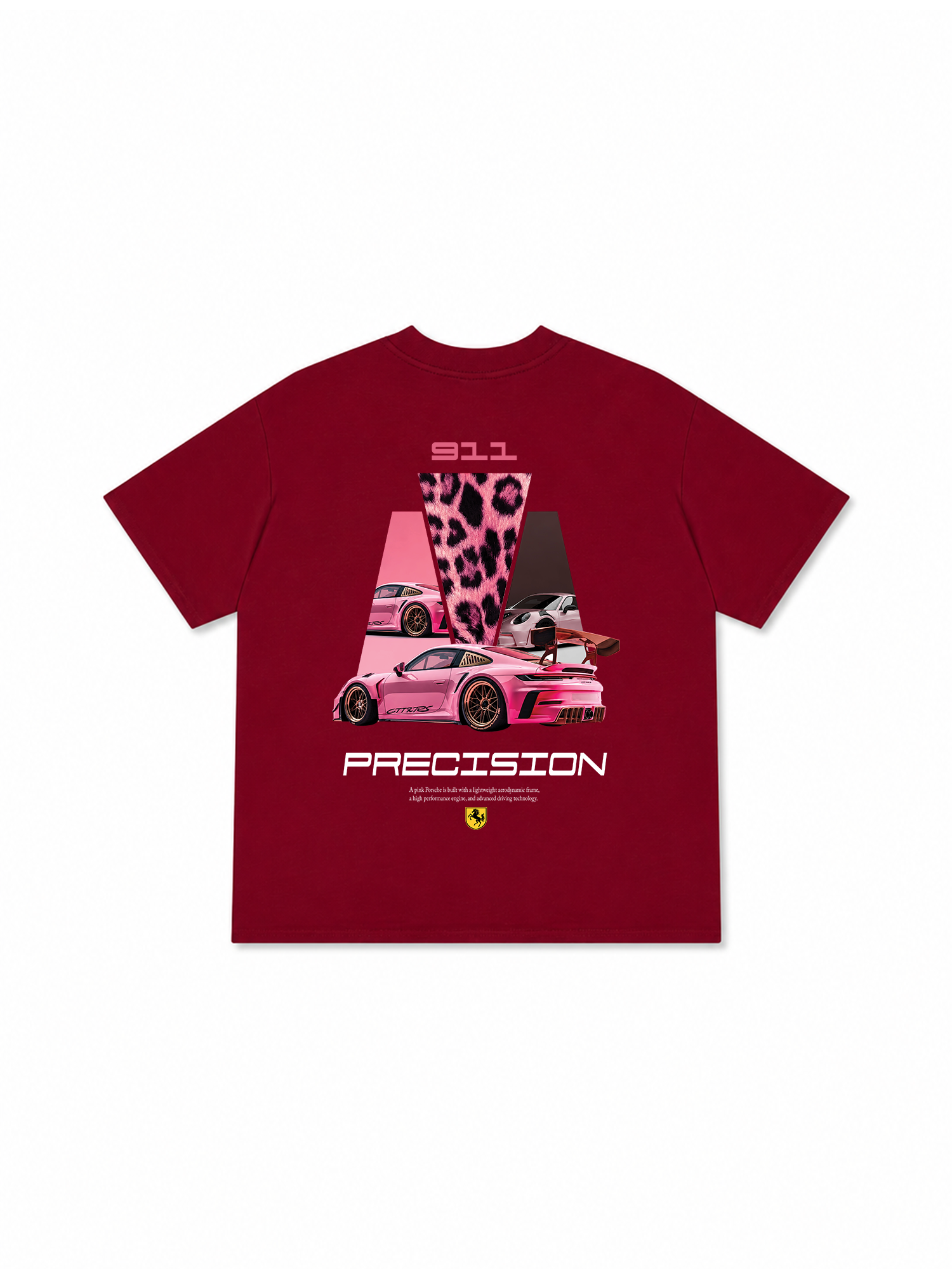 Áo Thun Relaxed Fit Leopard Pink 911