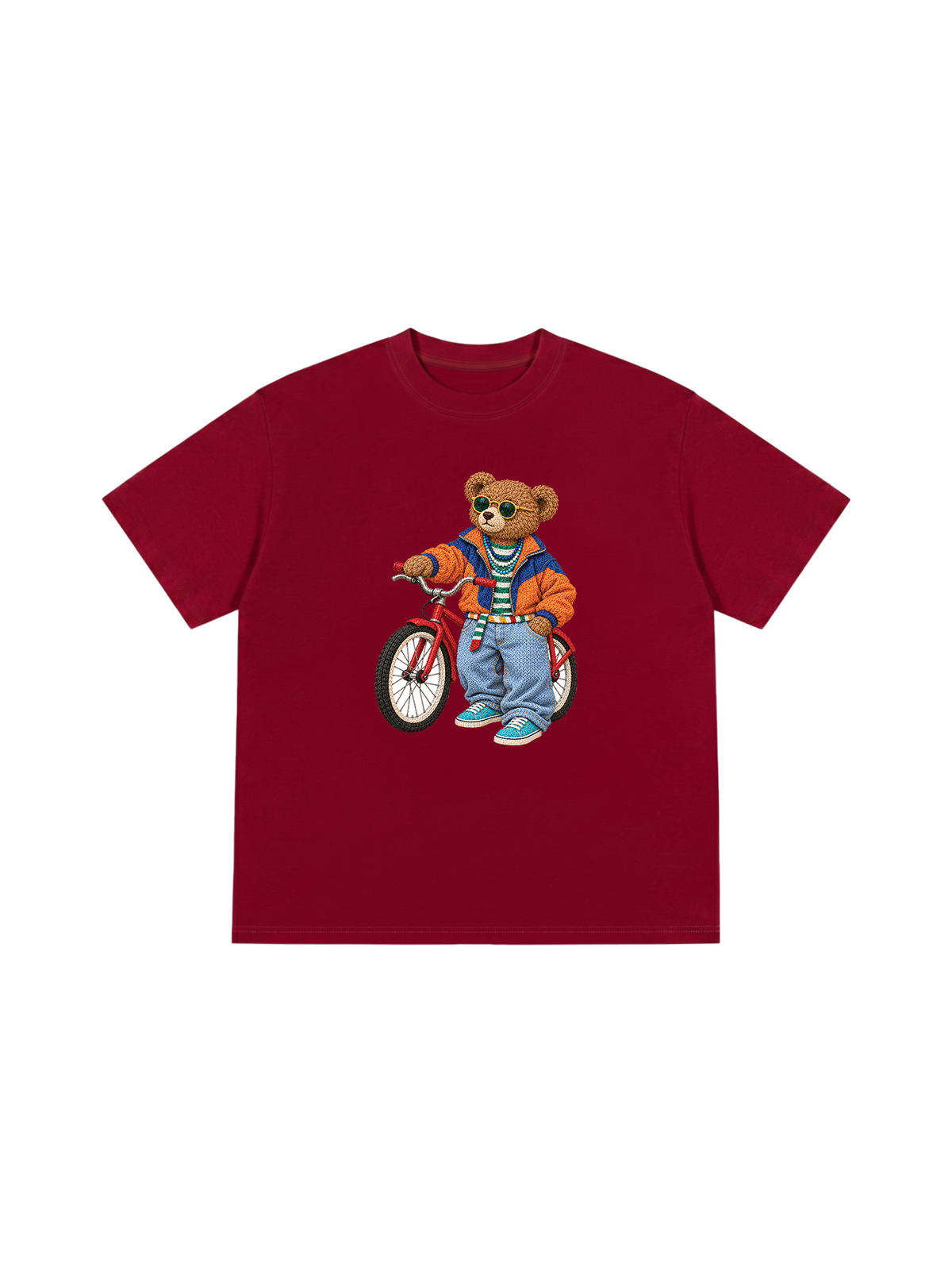 Áo Thun Relaxed Fit Bear Cycling