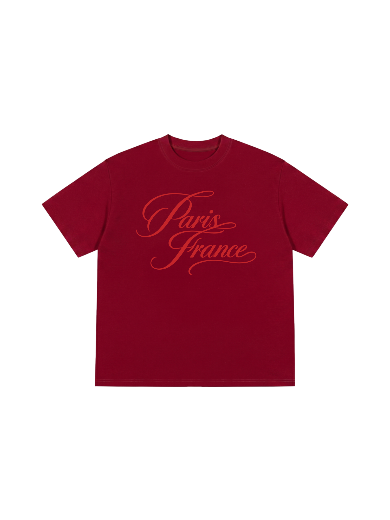 Áo Thun Relaxed Fit  Red Paris France