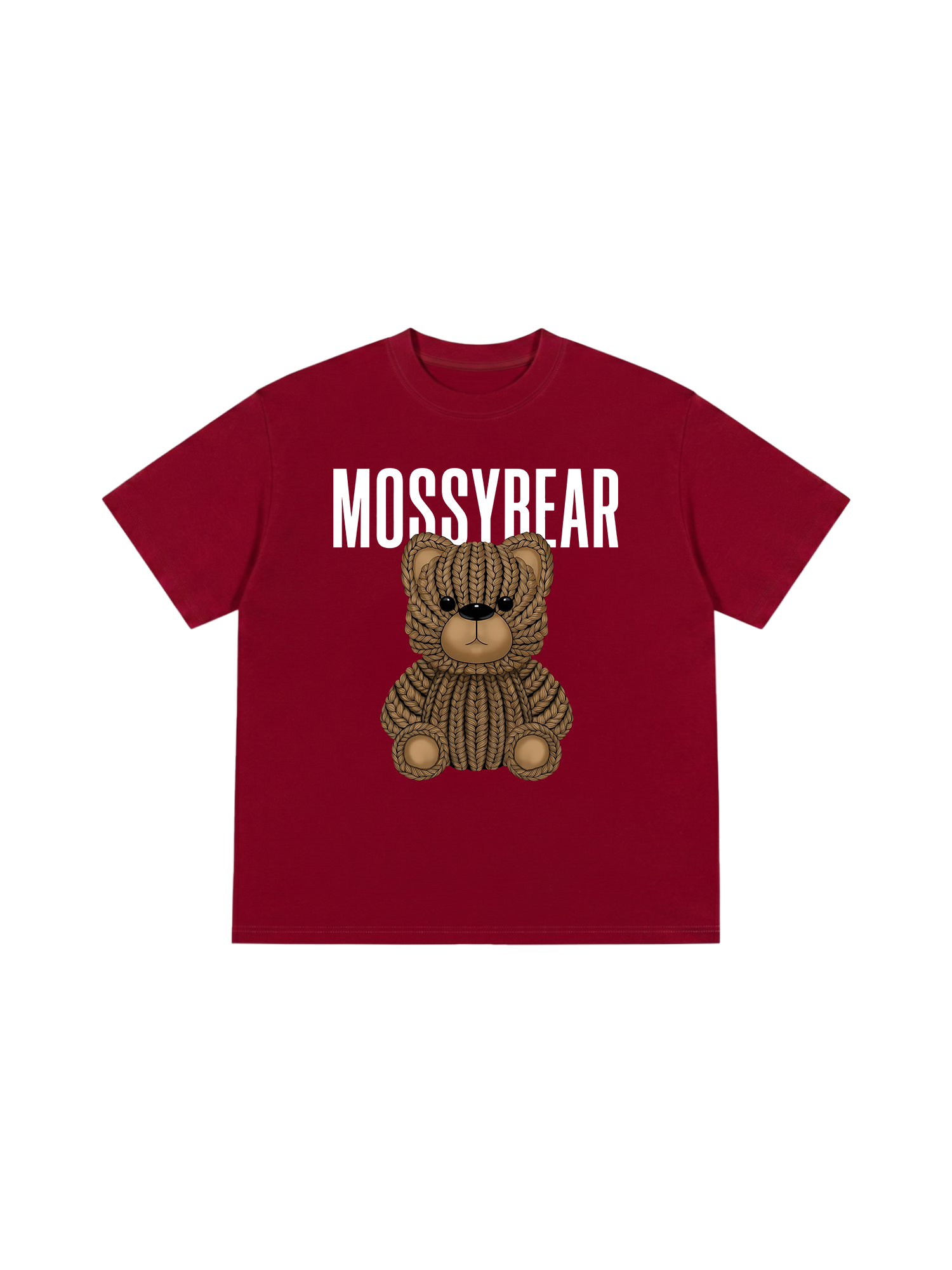 Áo Thun Relaxed Fit Mossy Bear Brown Bear