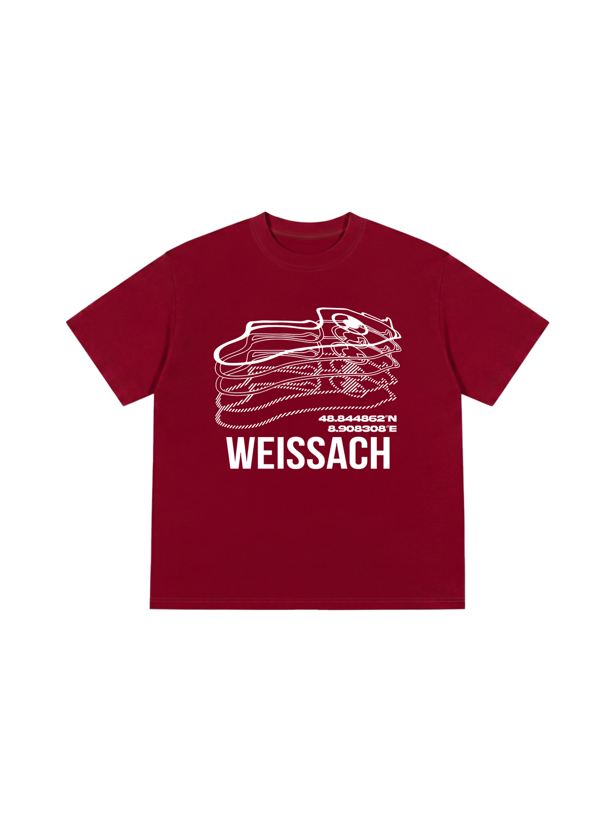 Áo Thun Relaxed Fit Weissach Map