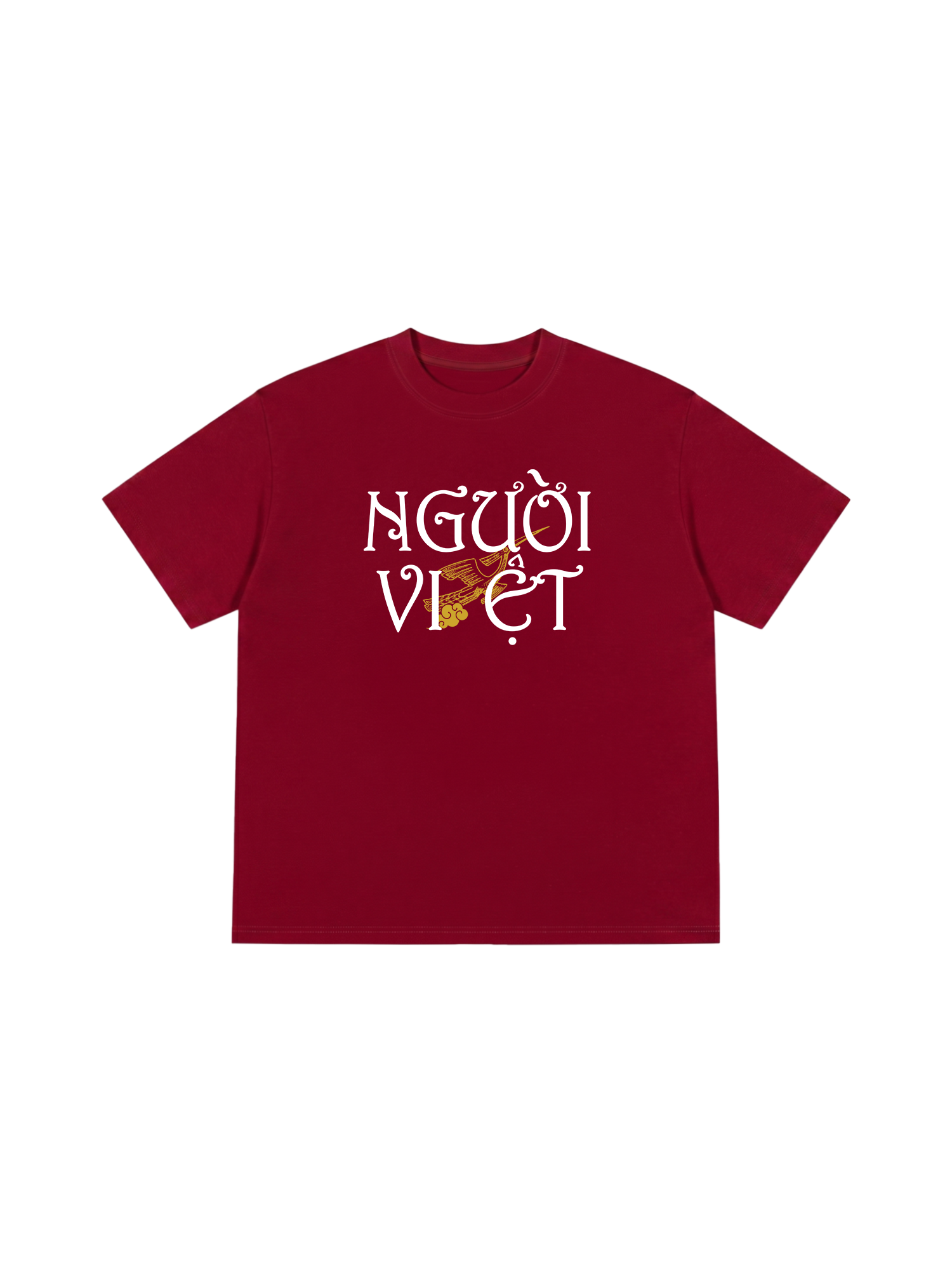 Áo Thun Relaxed Fit Việt Nam Người Việt - Máu Đỏ Da Vàng