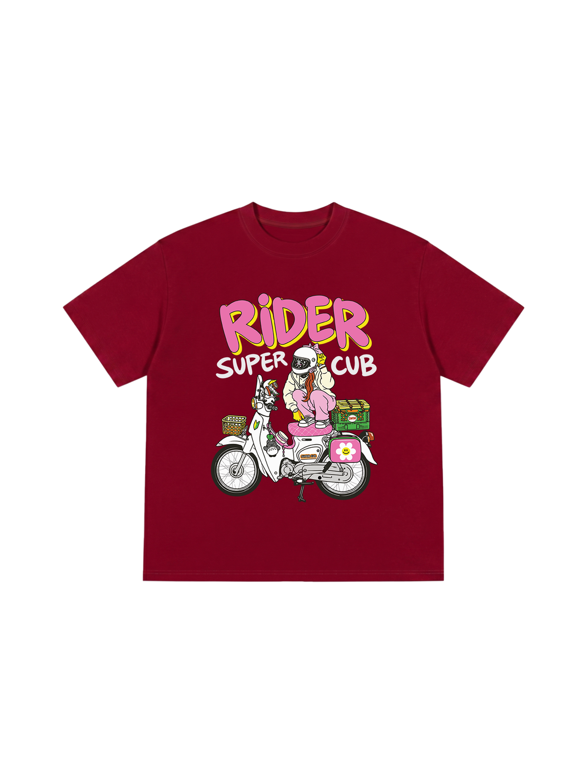 Áo Thun Relaxed Fit  RIDER Super Club