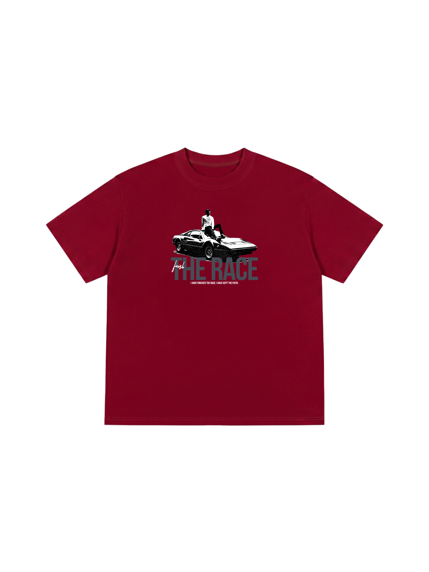 Áo Thun Relaxed Fit Finish The Race