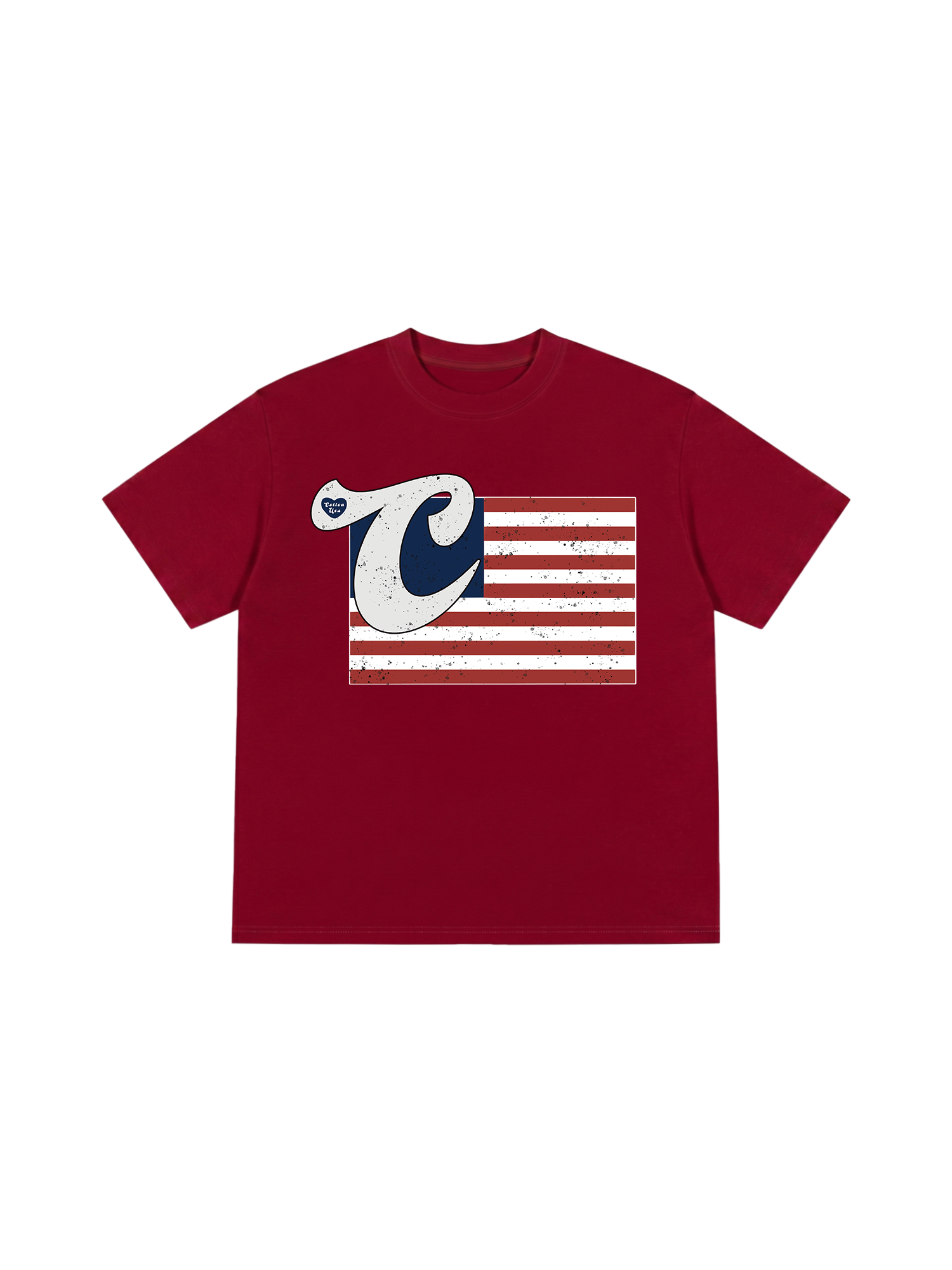 Áo Thun Relaxed Fit USA Vintage Flag