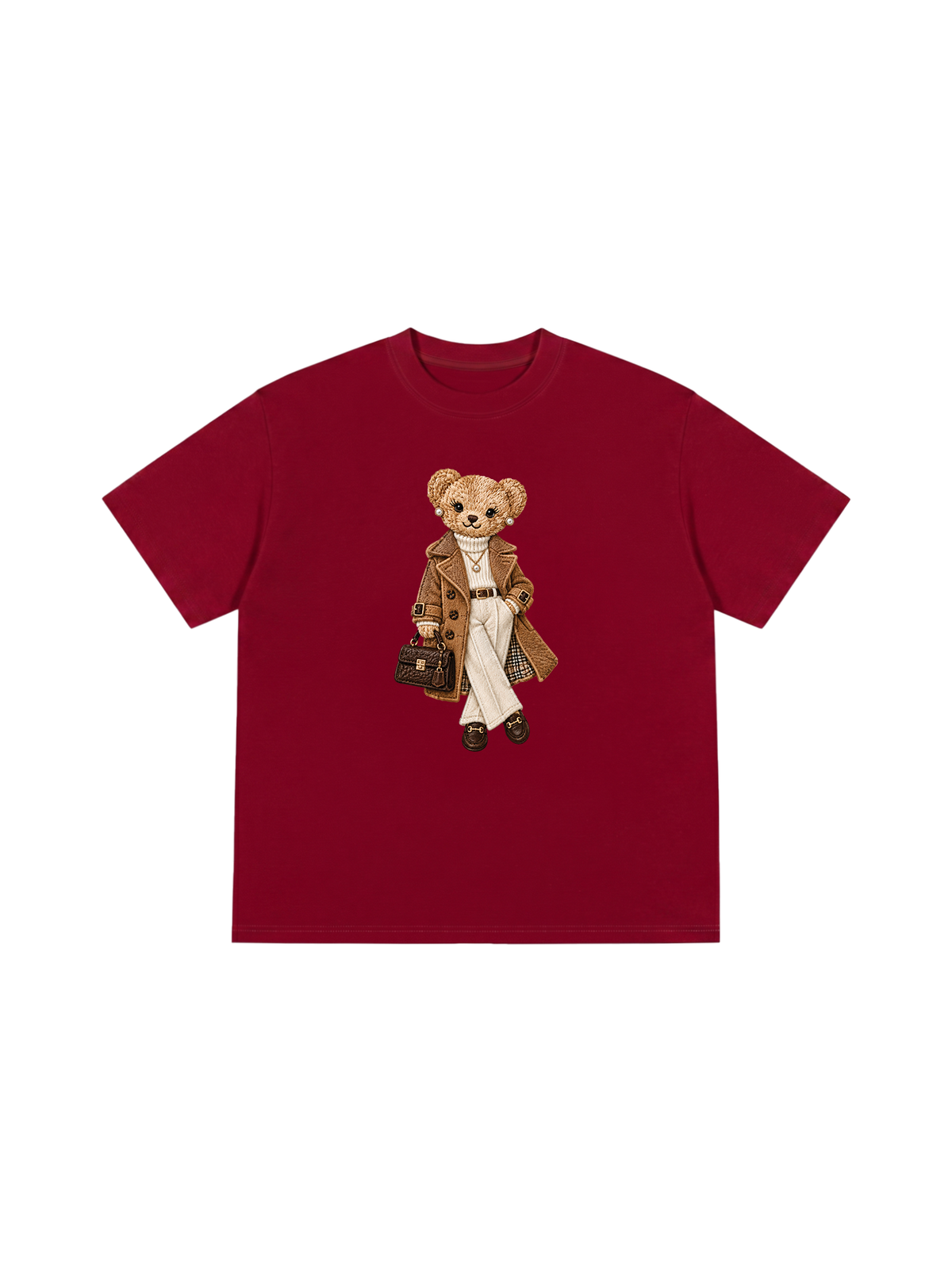 Áo Thun Relaxed Fit Bear With Trend Coat