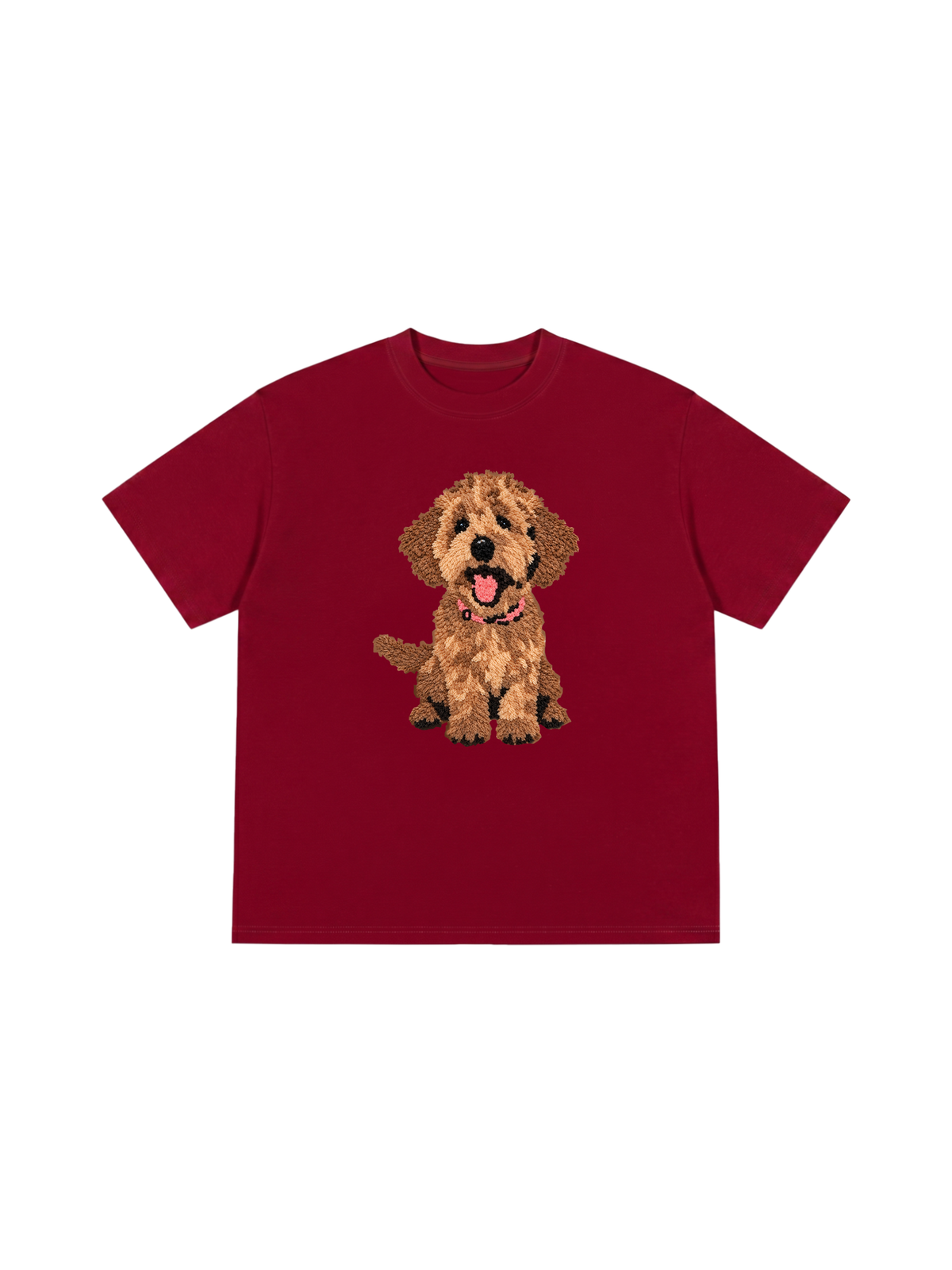 Áo Thun Relaxed Fit Cute Brown Puppy