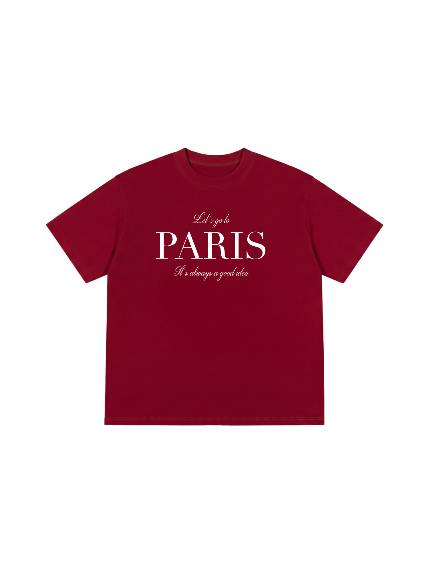 Áo Thun Relaxed Fit City Let's go to Paris