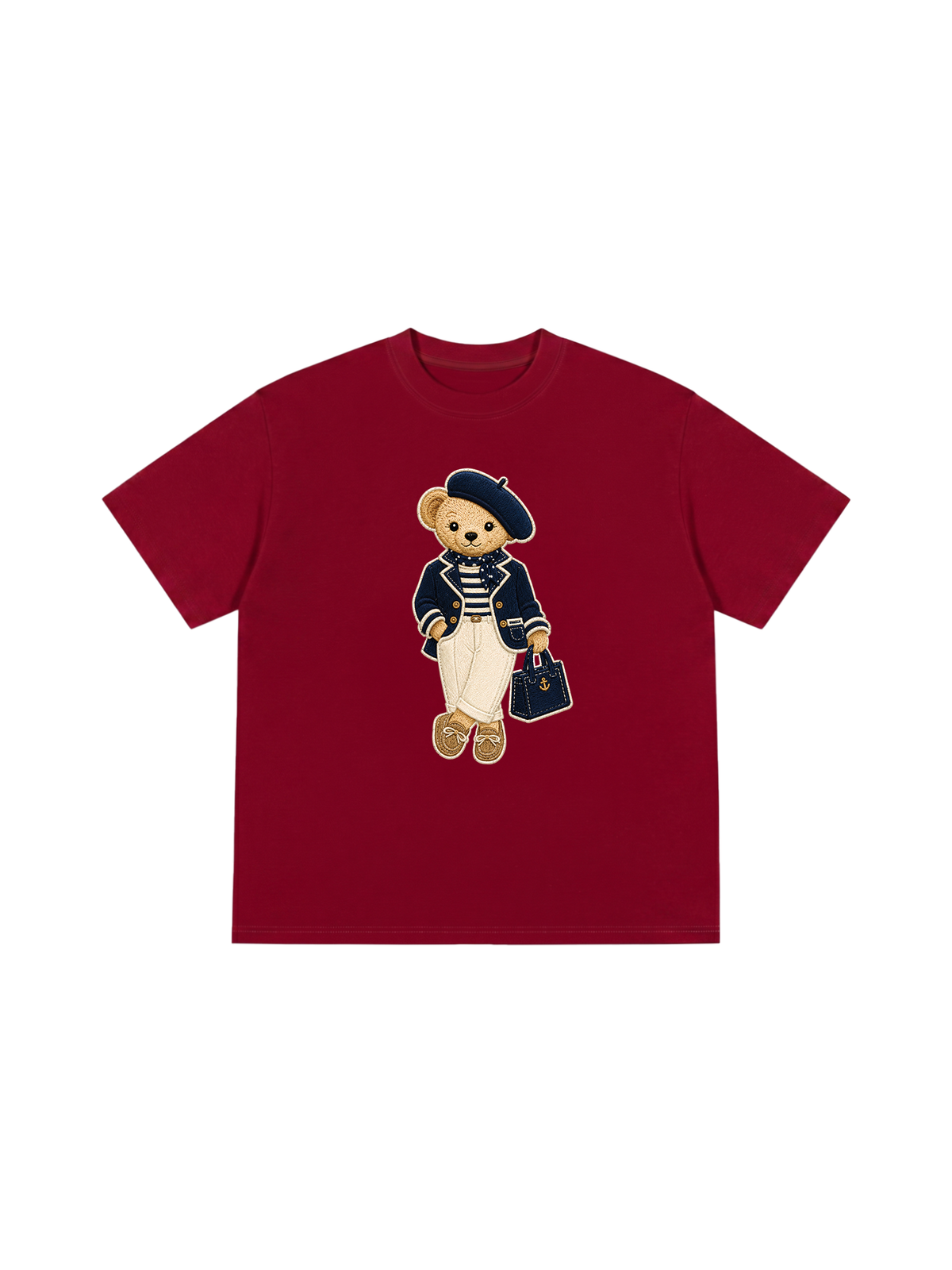 Áo Thun Relaxed Fit  Cute Bear Girrl