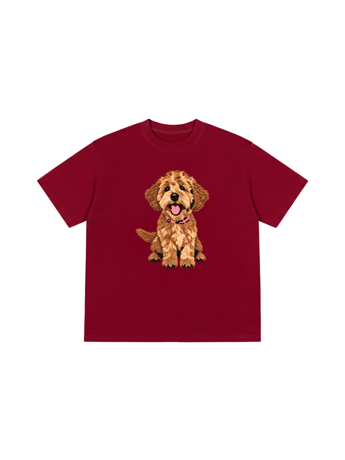 Áo Thun Relaxed Fit Cute Brown Puppy
