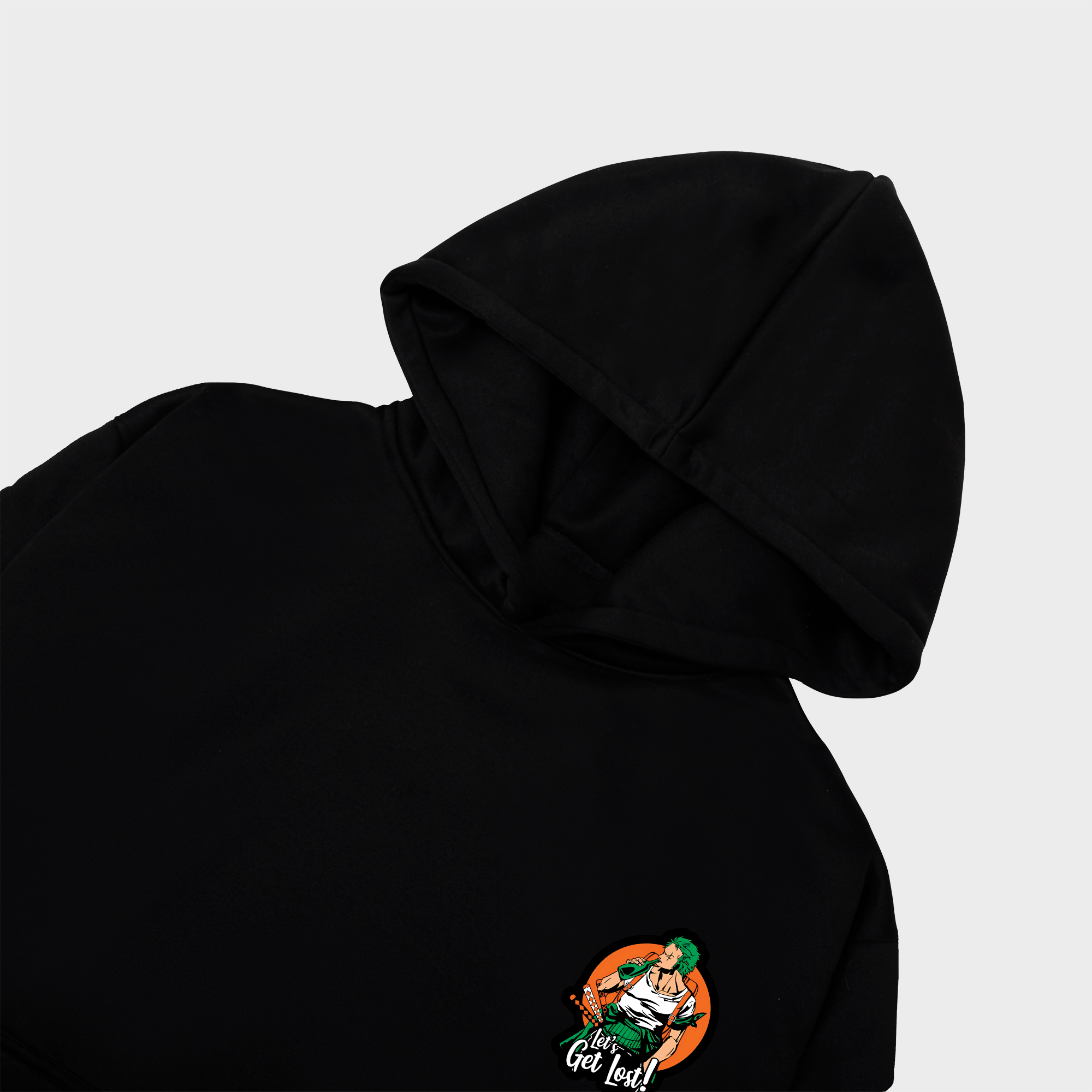 ONE PIECE ZORO RORONOA HOODIE / ĐEN