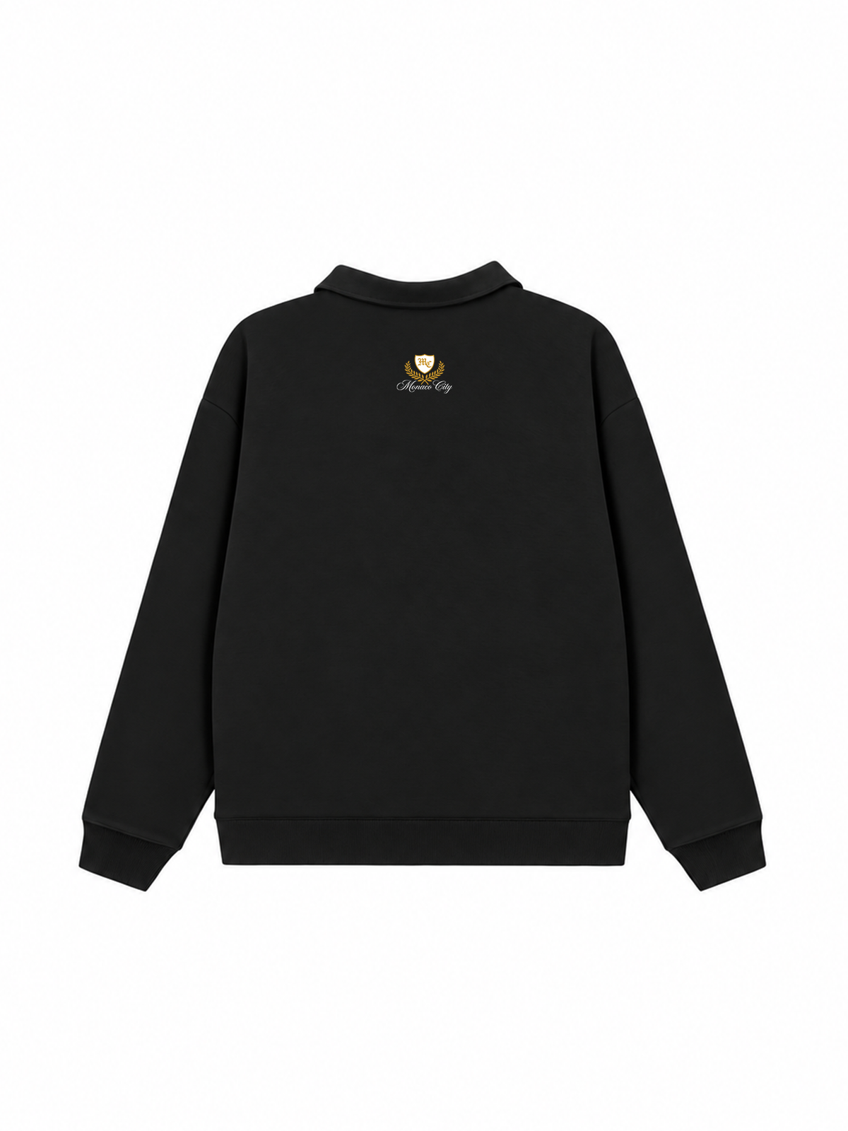 Áo Sweater Polo Nỉ Hai Da Monaco Horse Logo