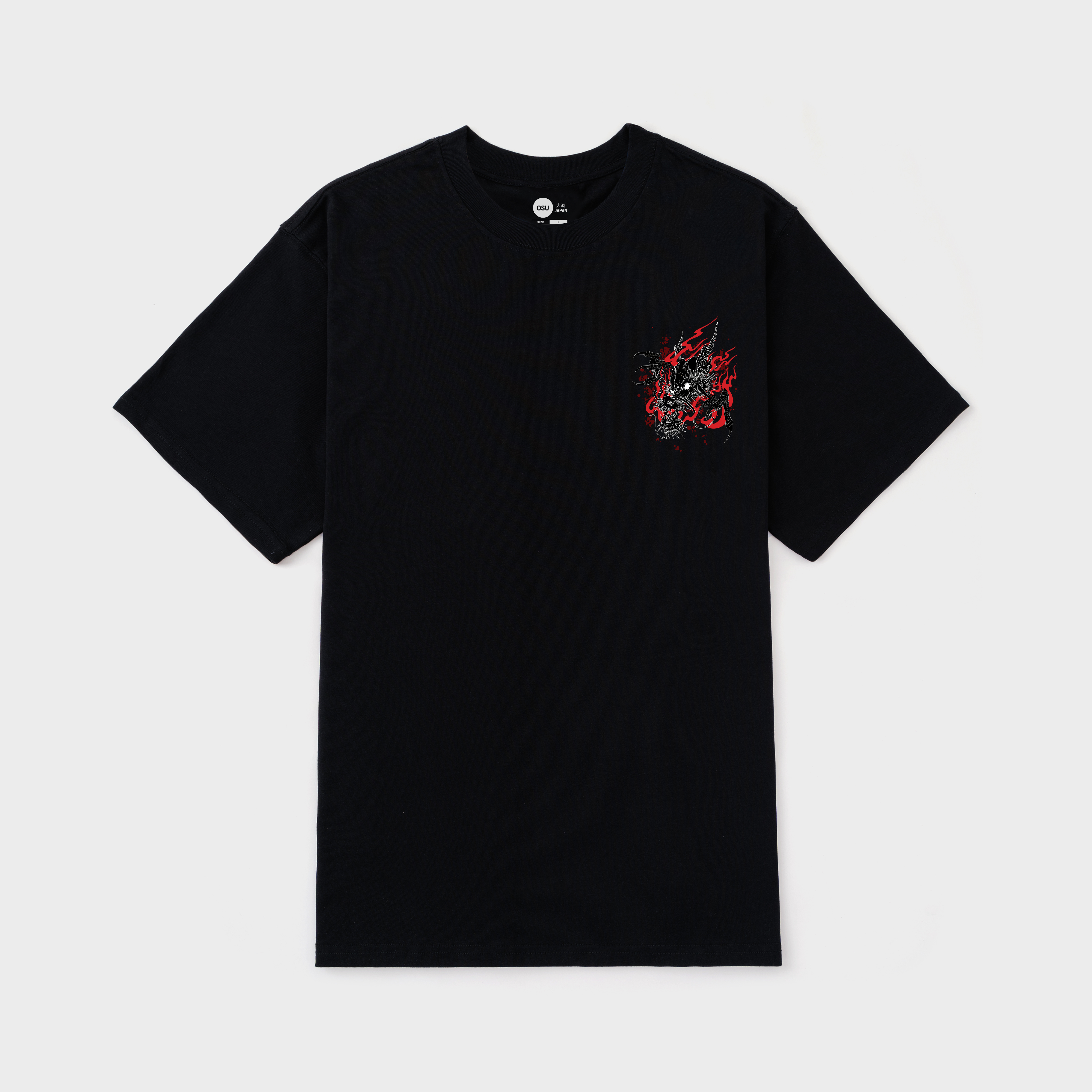 JAPANESE DRAGON BLUE T-SHIRT / ĐEN