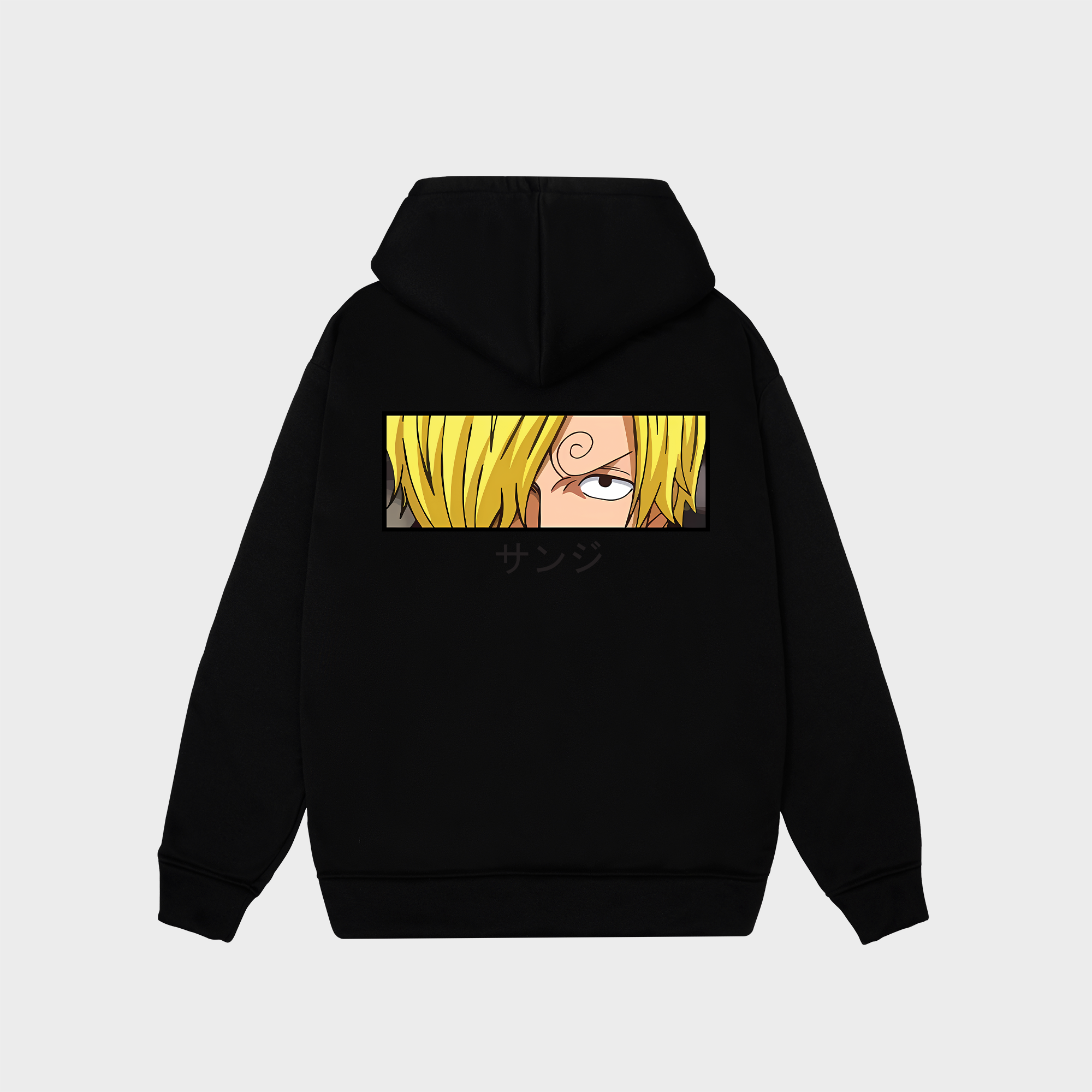 ONE PIECE SANJI ANIME HOODIE / ĐEN