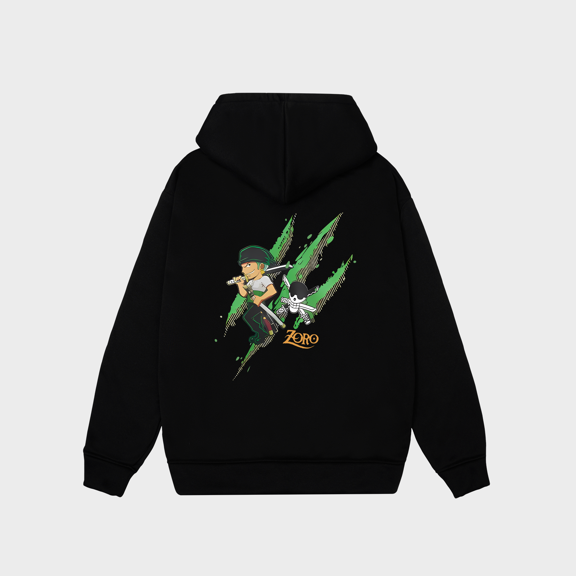 ONE PIECE ZORO HOODIE / ĐEN