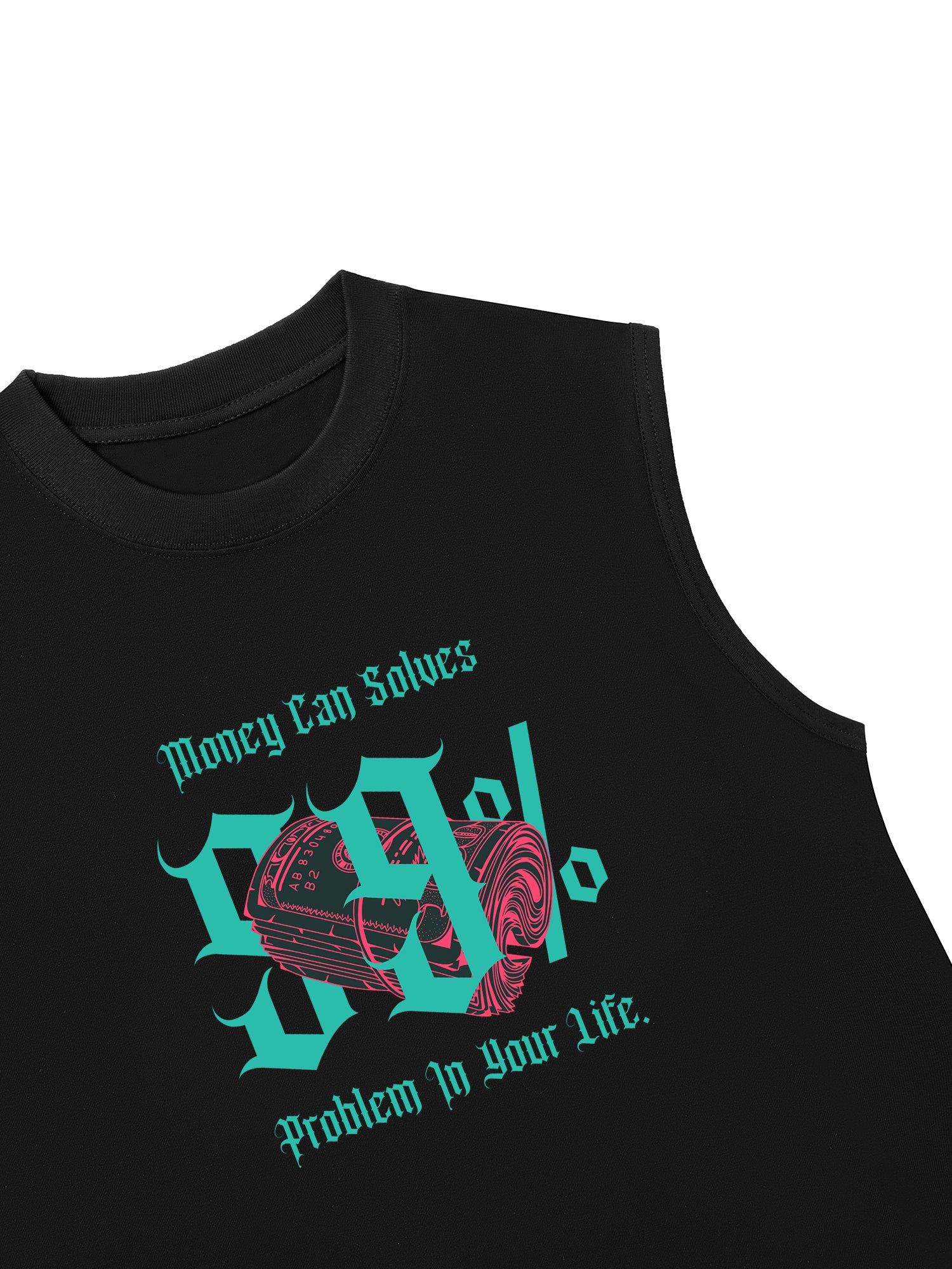 Áo Ba Lỗ Relaxed Fit Money Can Solves