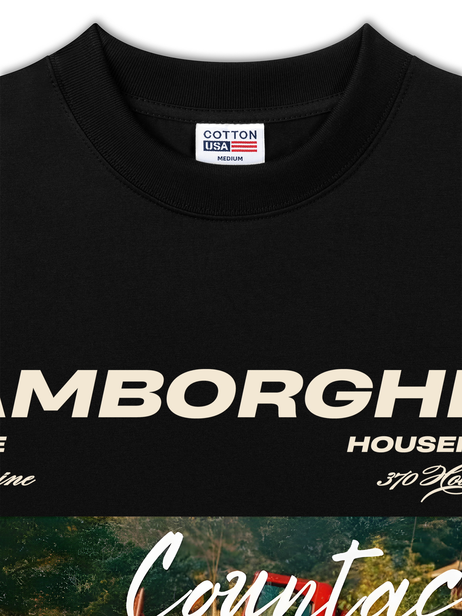 Áo Thun Relaxed Fit Lamborghini Red Countach