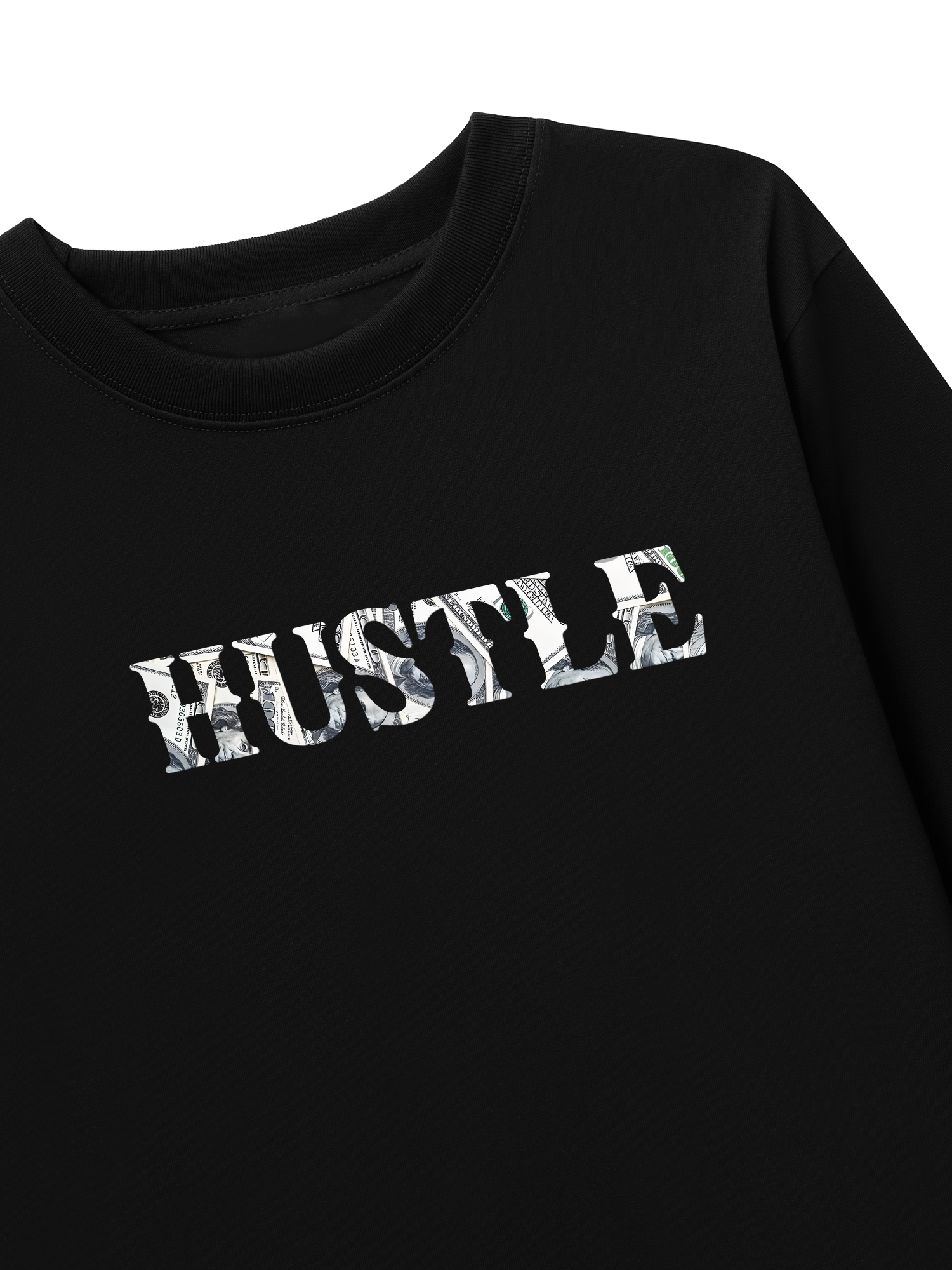 Áo Thun Dài Tay Money Background Hustle