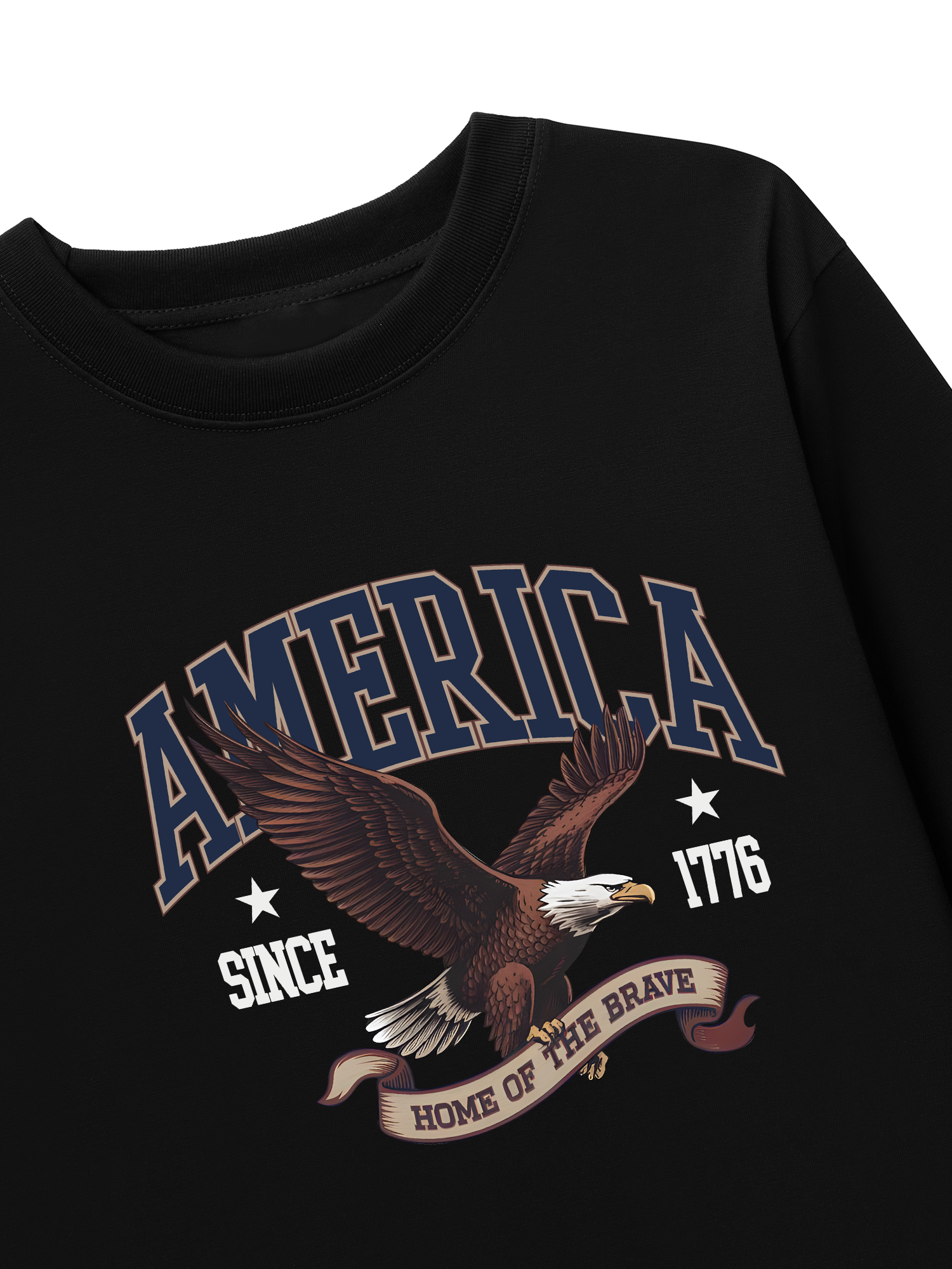 Áo Thun Dài Tay USA Home Of The Brave