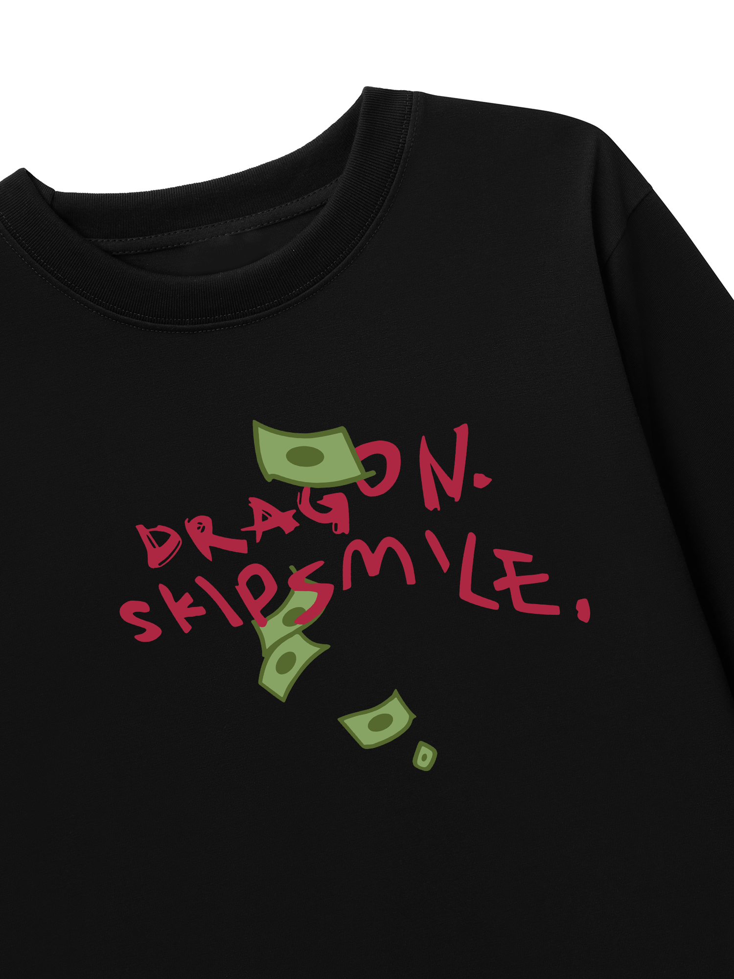 Áo Thun Dài Tay Money Dragon Skip Smile