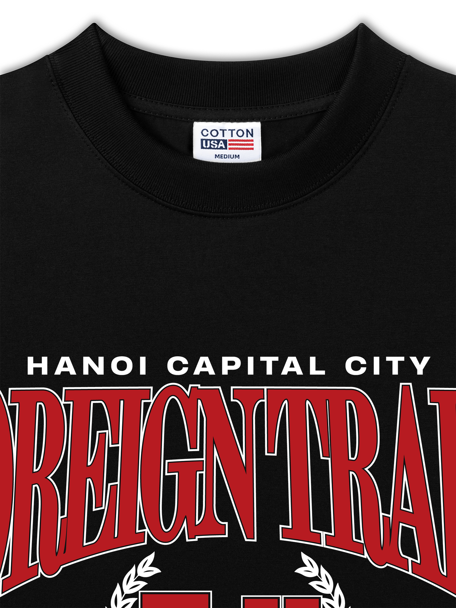 Áo Thun Relaxed Fit Foreign Trade University