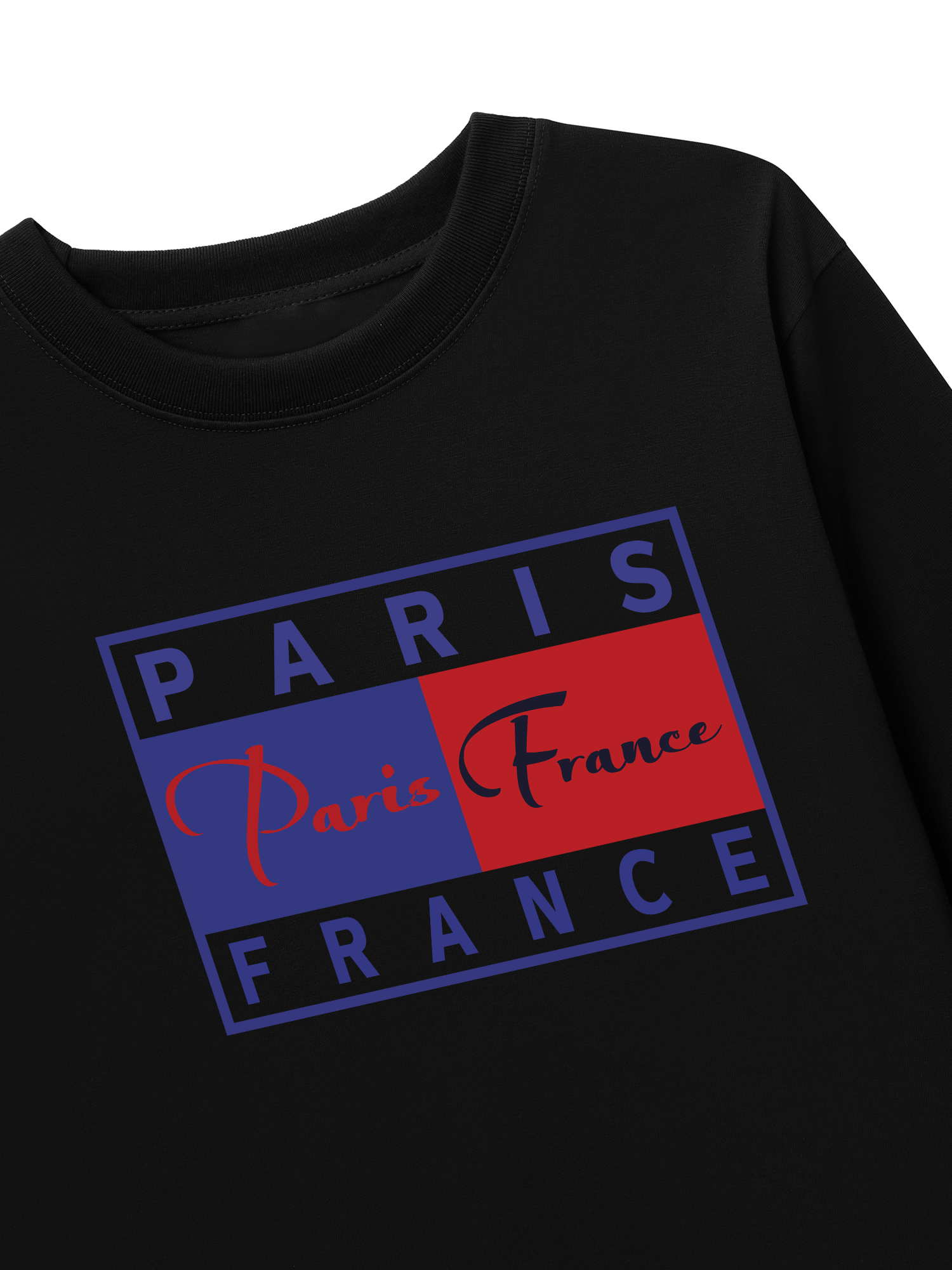 Áo Thun Dài Tay Bassic Paris France