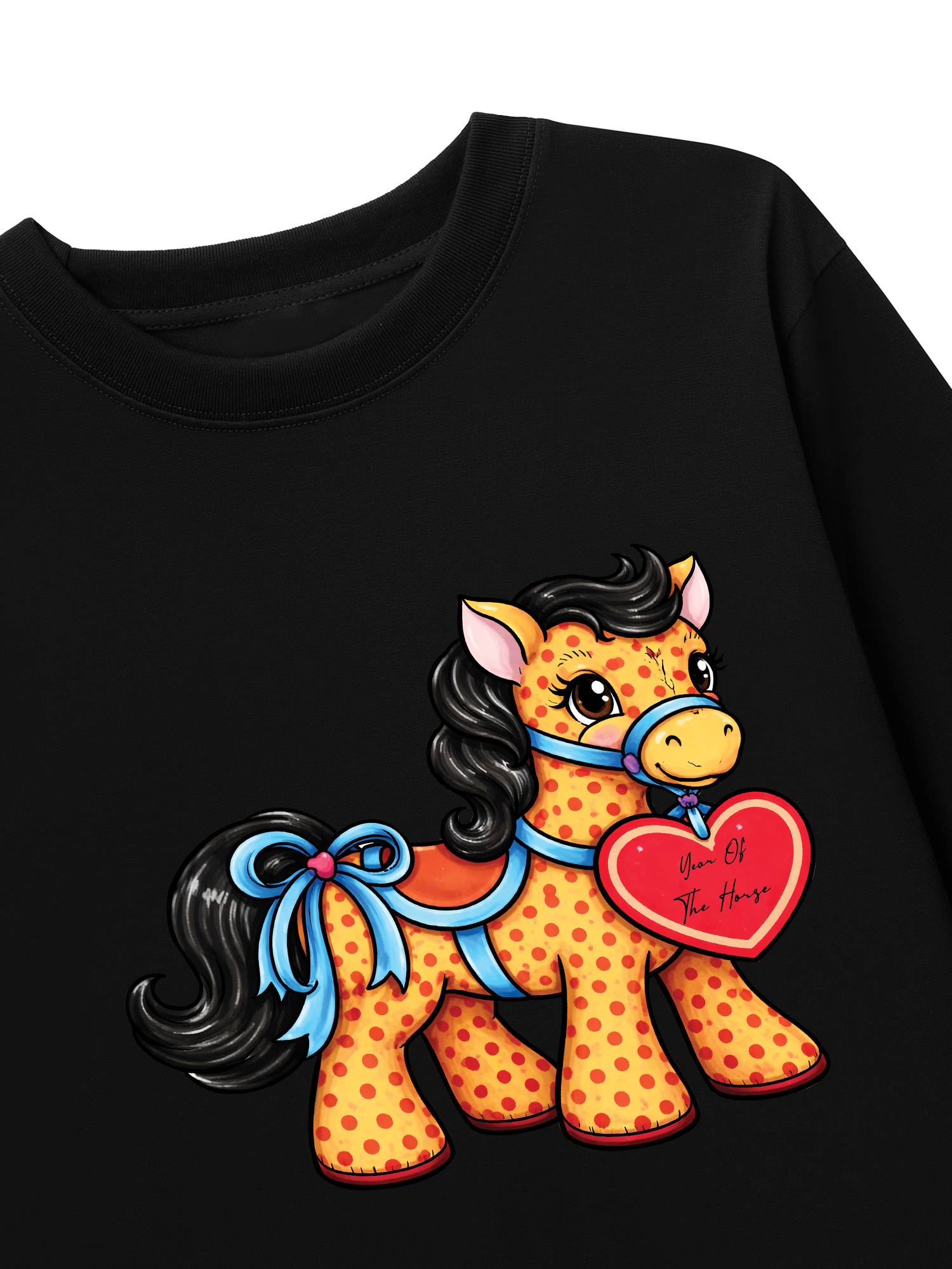 Áo Thun Dài Tay Orange Horrse