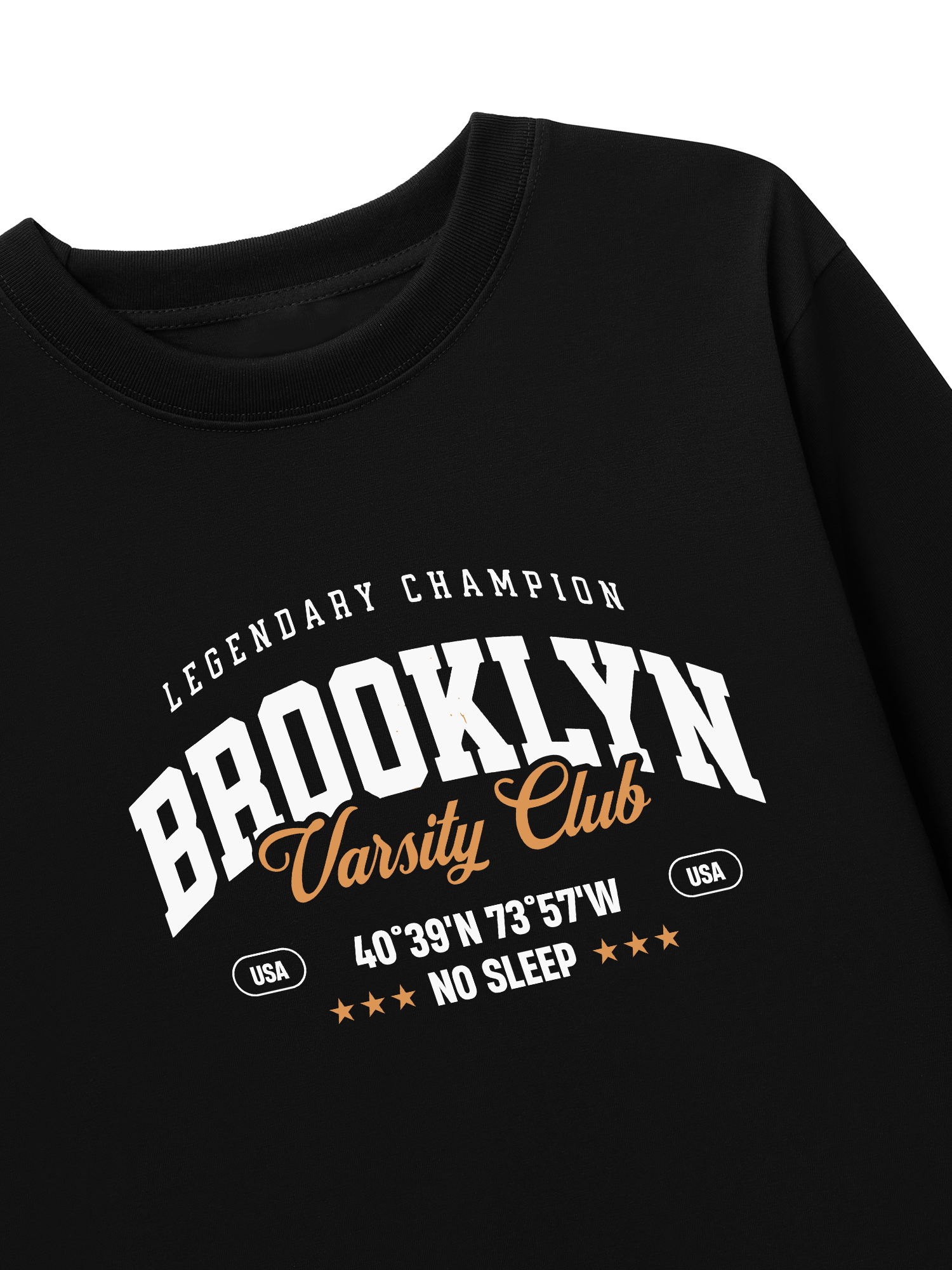 Áo Thun Dài Tay City Brooklyn Varsity Club