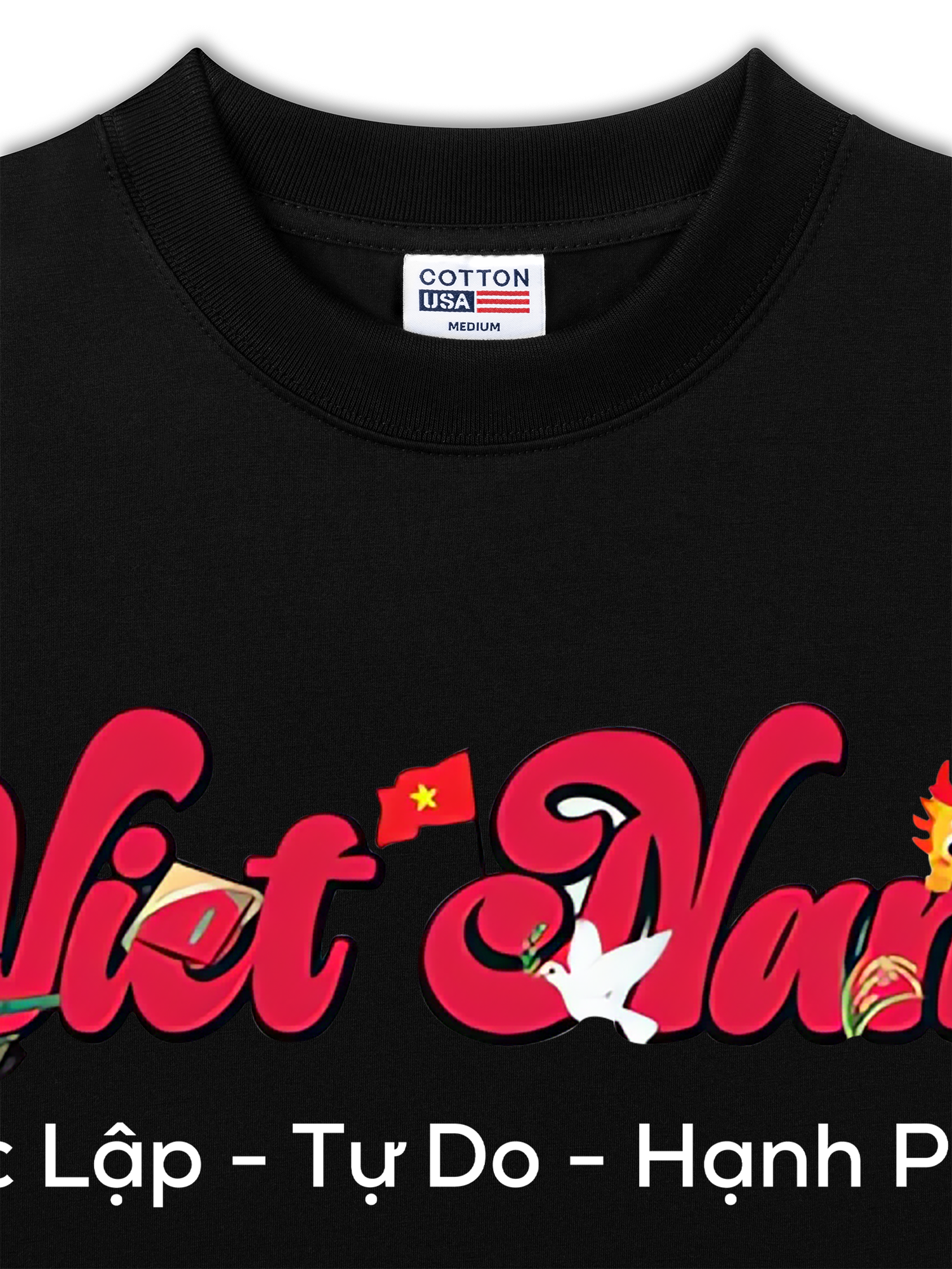 Áo Thun Relaxed Fit Việt Nam Tự Do