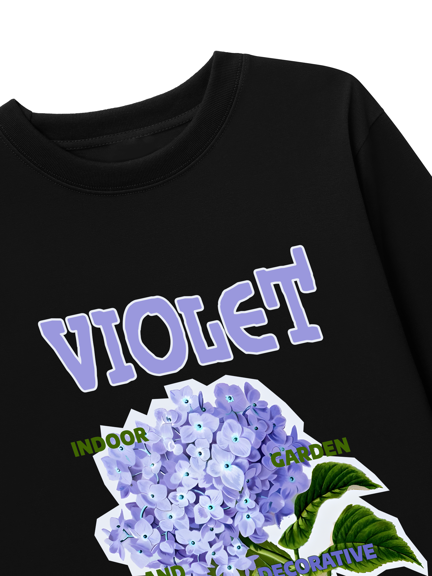 Áo Thun Dài Tay Floral Indoor Violet