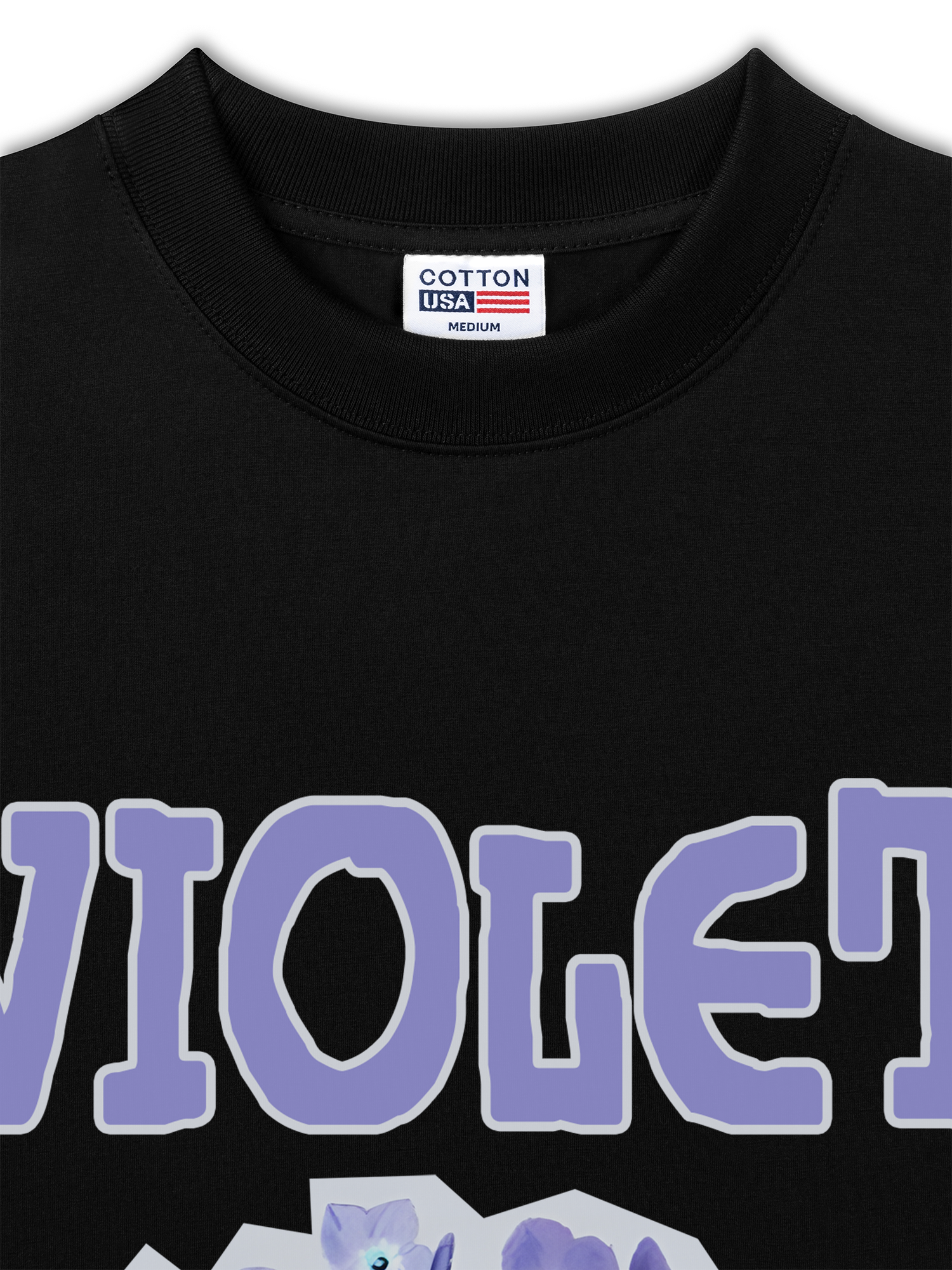 Áo Thun Relaxed Fit Floral Indoor Violet