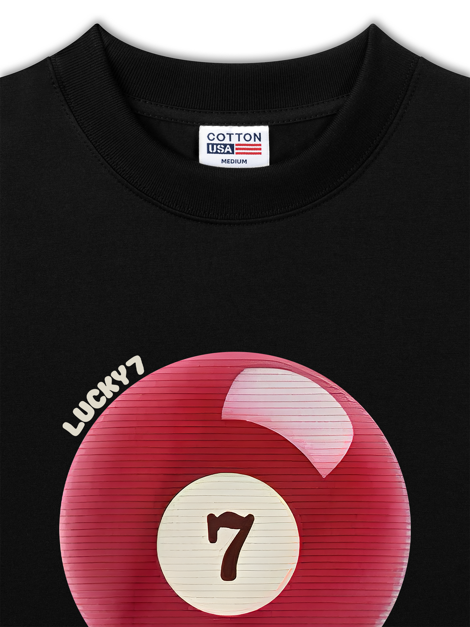 Áo Thun Relaxed Fit Billiards Lucky Seven