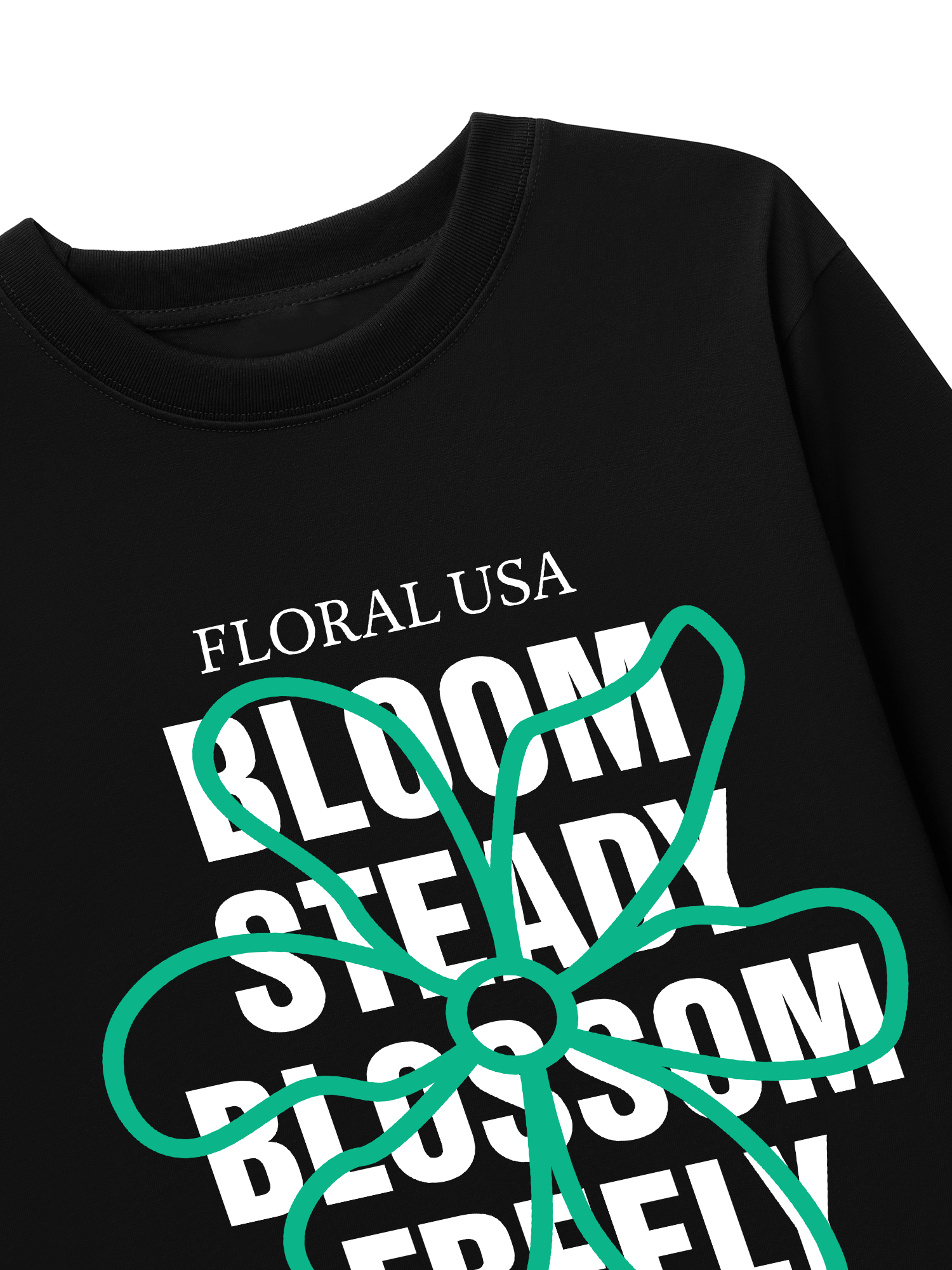 Áo Thun Dài Tay Floral Bloom Steady