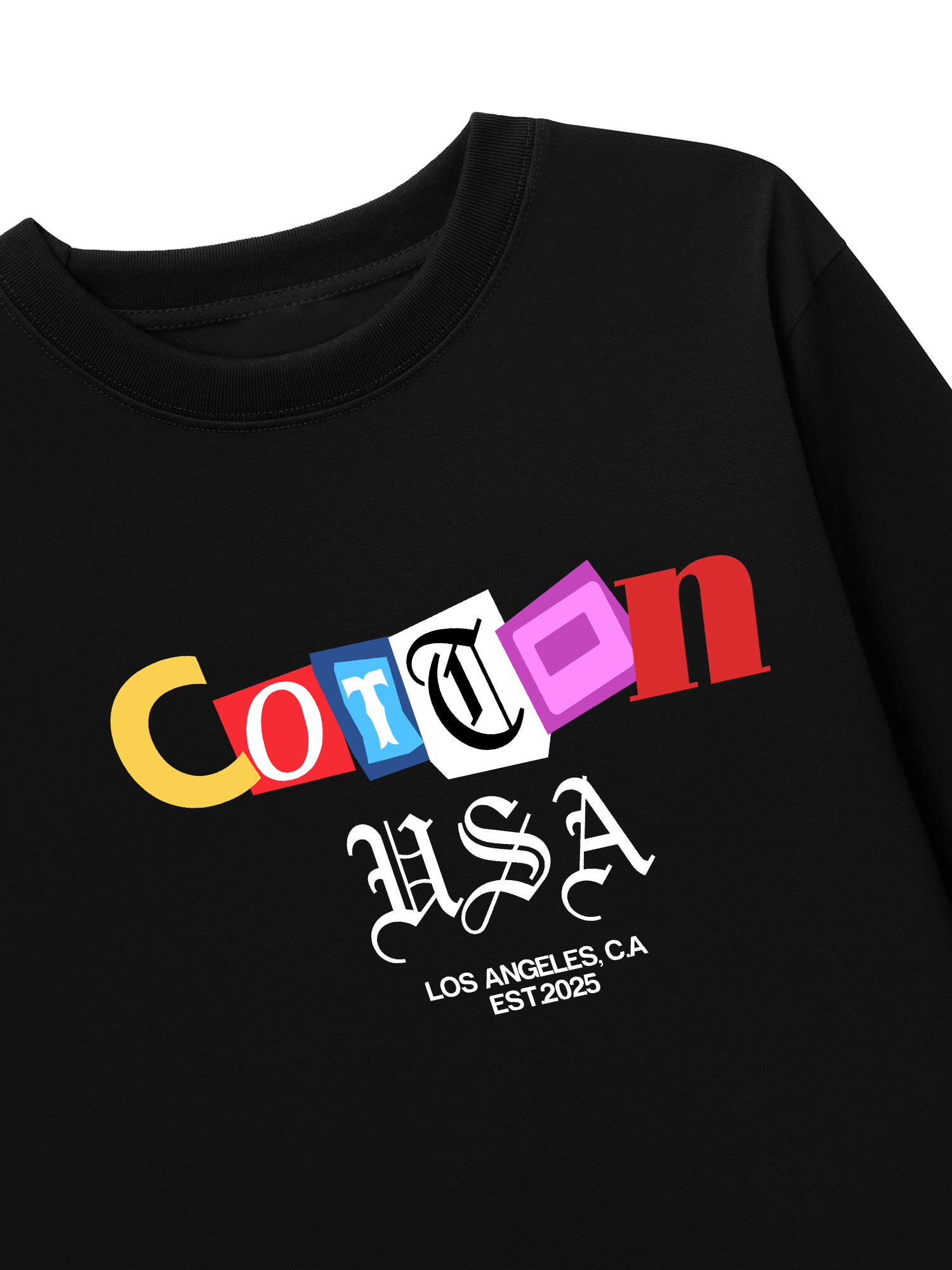 Áo Thun Dài Tay USA Paper Cut