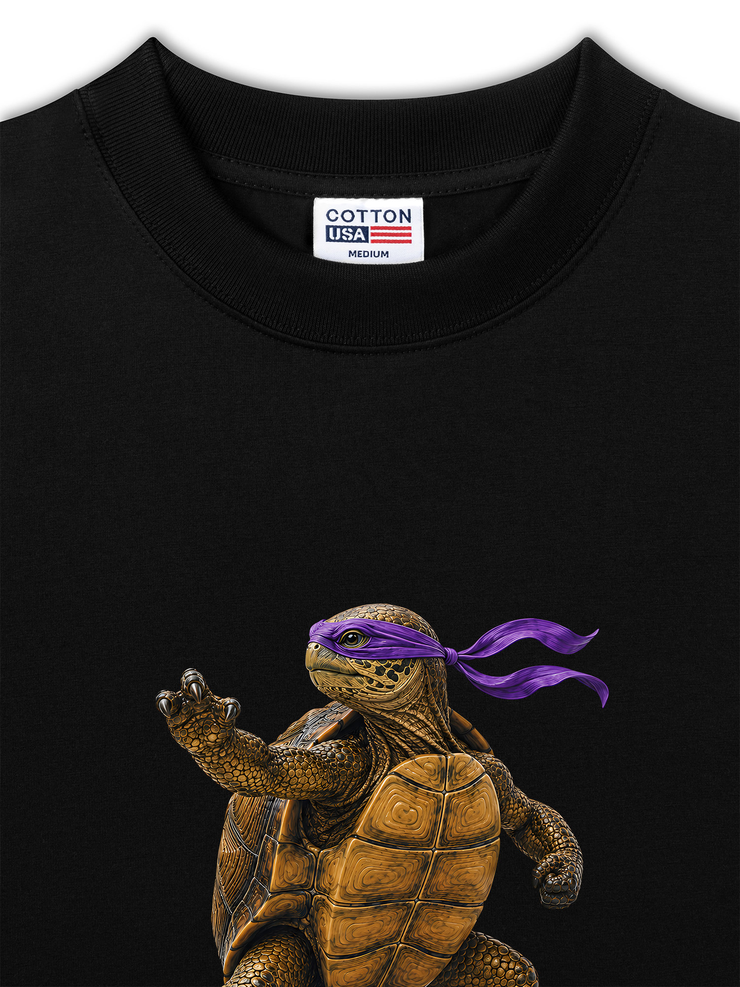 Áo Thun Relaxed Fit Purple Turtle