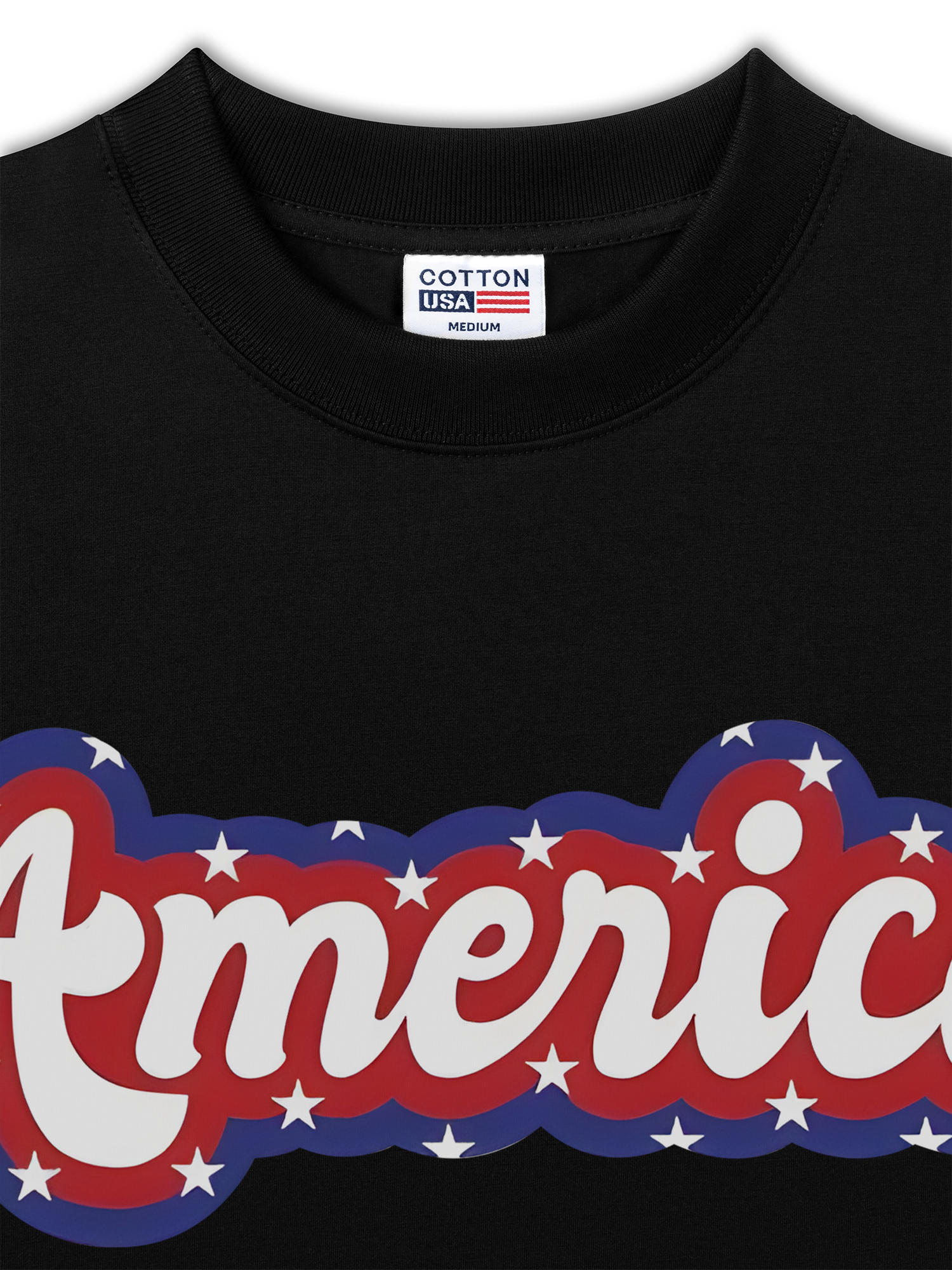 Áo Thun Relaxed USA Retro Flag America