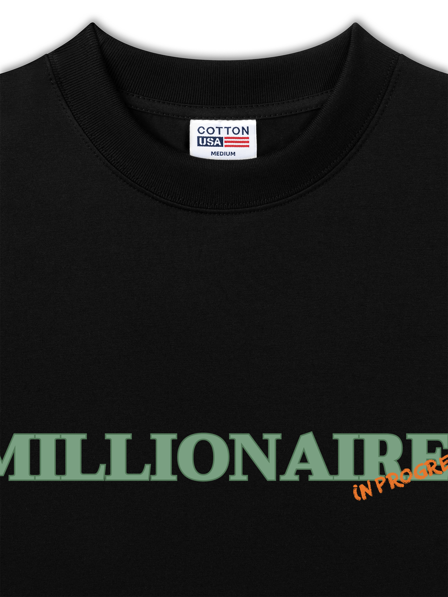 Áo Thun Relaxed Fit Money Millionaire In Progress