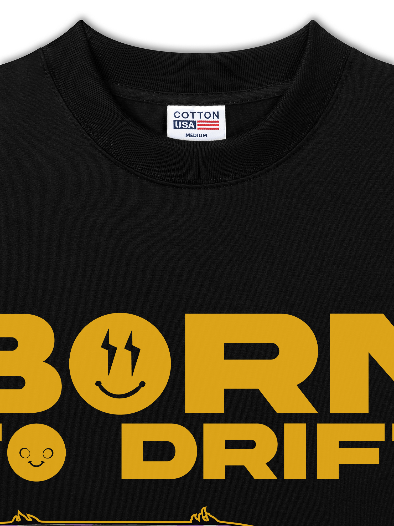 Áo Thun Relaxed Fit Born To Drift