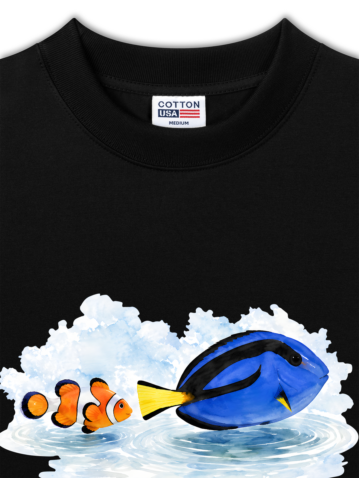 Áo Thun Relaxed Fit Just Keep Swimming