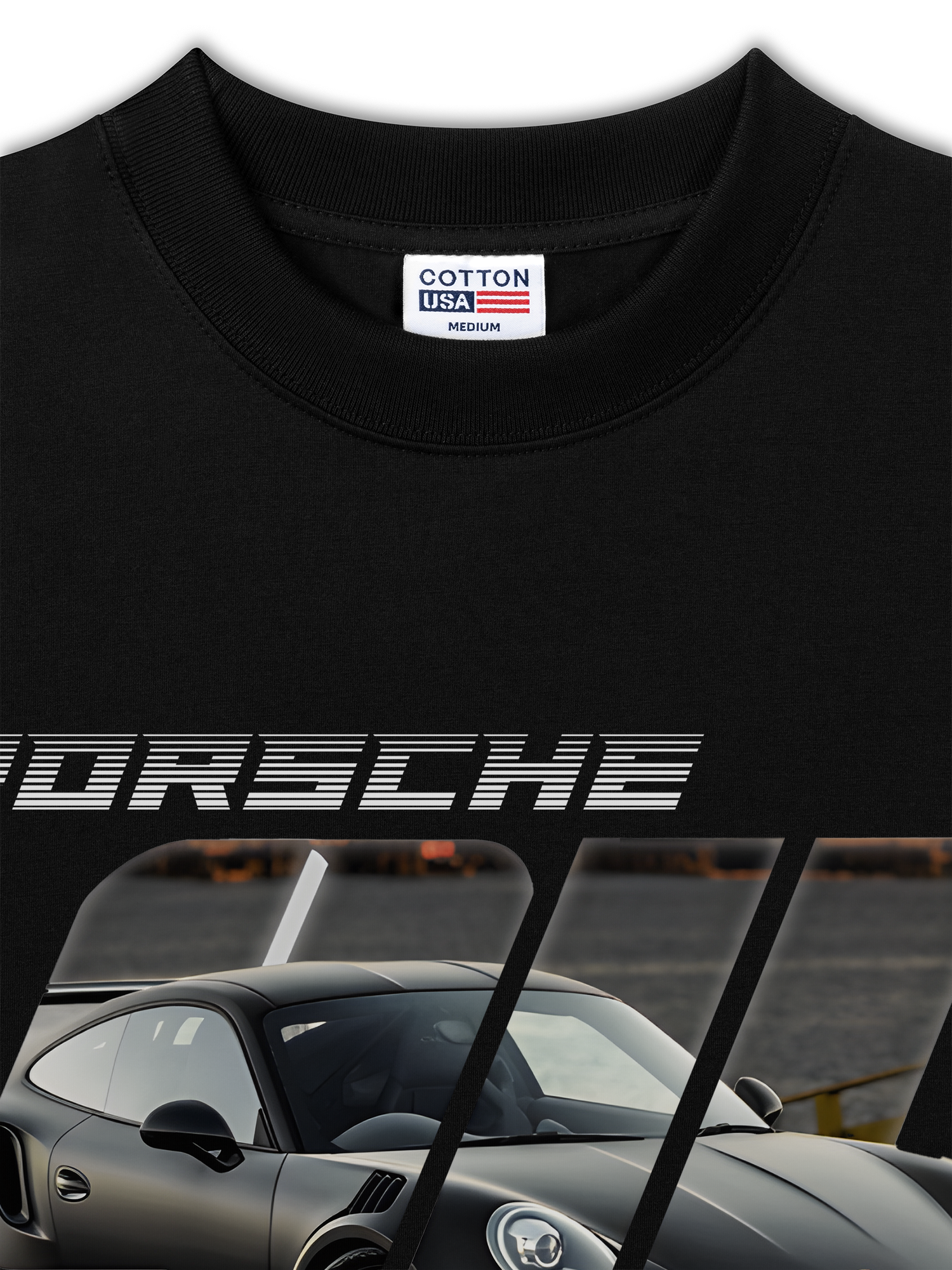 Áo Thun Relaxed Fit Porsche Silver Turbo S