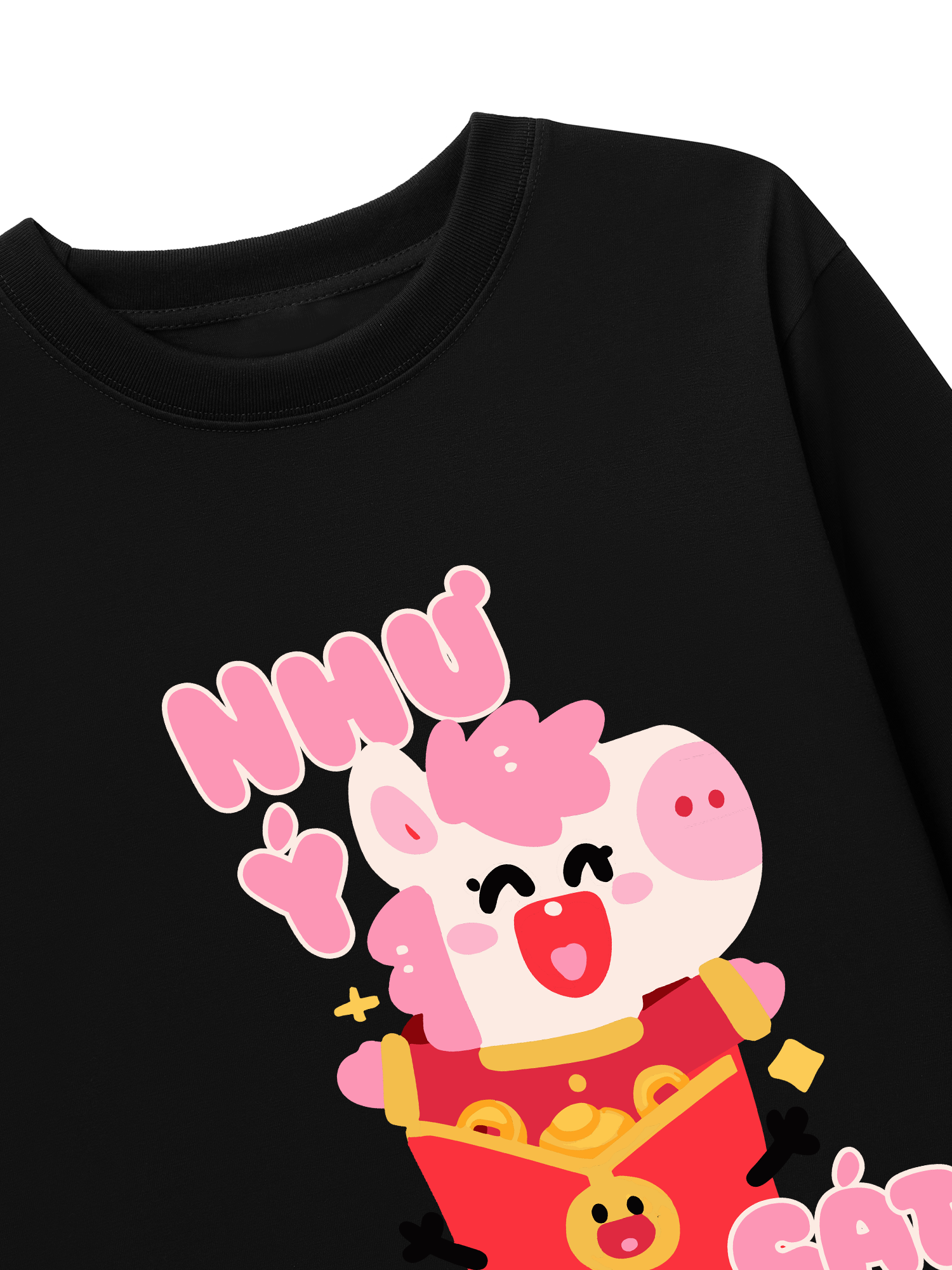 Áo Thun Dài Tay Như Ý Cát Tường