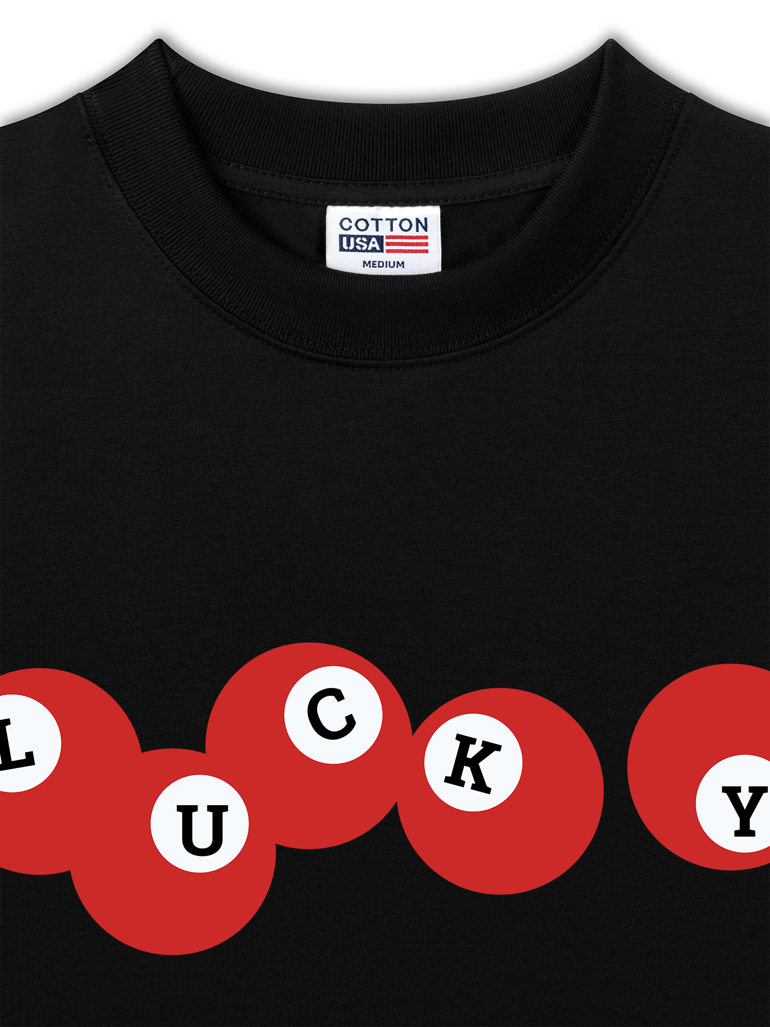 Áo Thun Relaxed Fit Billiards Cue of Fortune