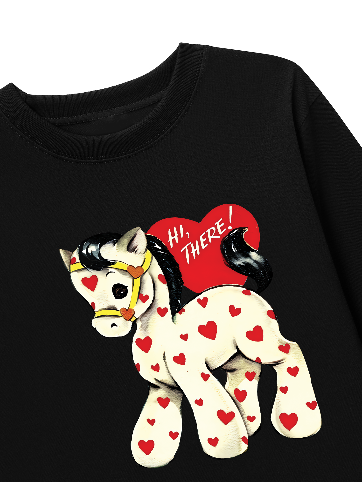 Áo Thun Dài Tay Heart Horse