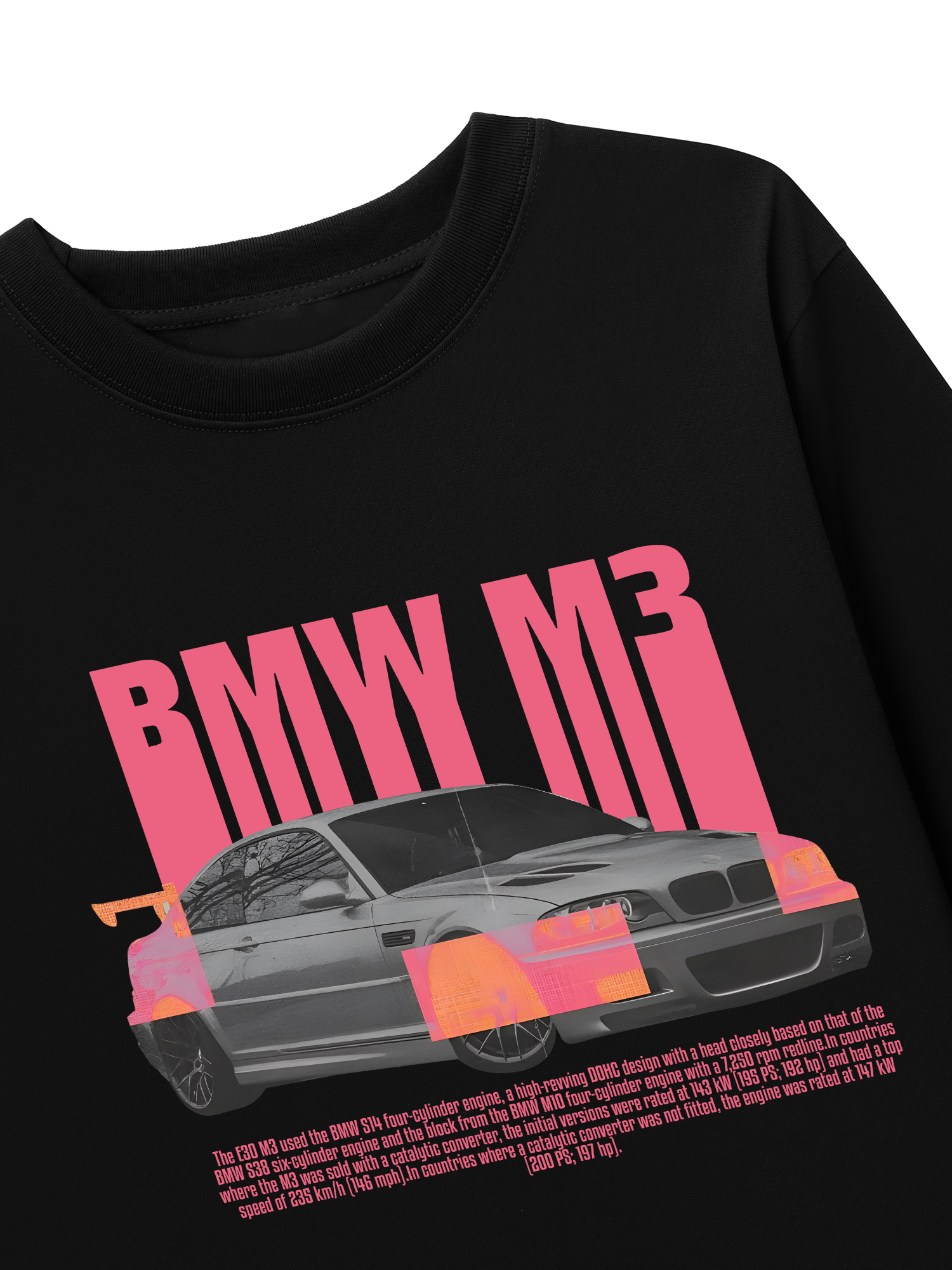 Áo Thun Dài Tay BMW Glitch M3