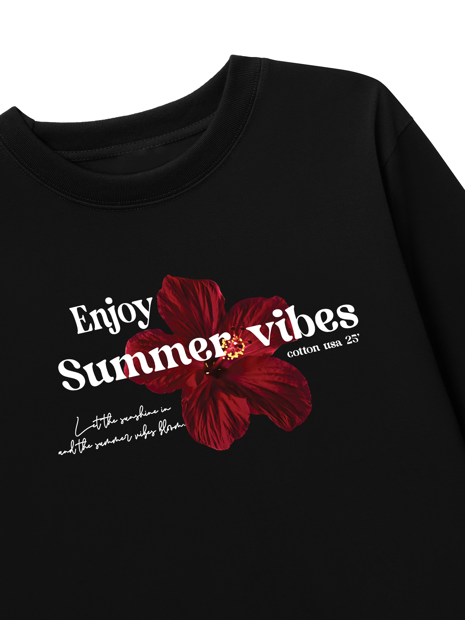 Áo Thun Dài Tay Floral Enjoy Summer