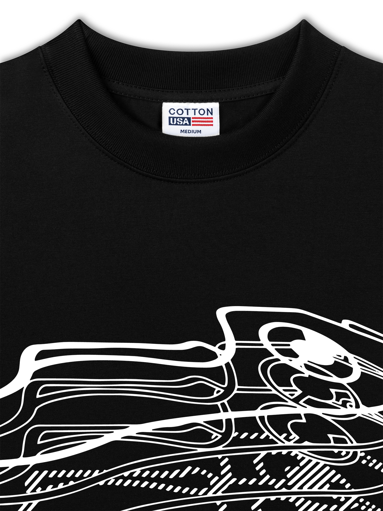 Áo Thun Relaxed Fit Weissach Map
