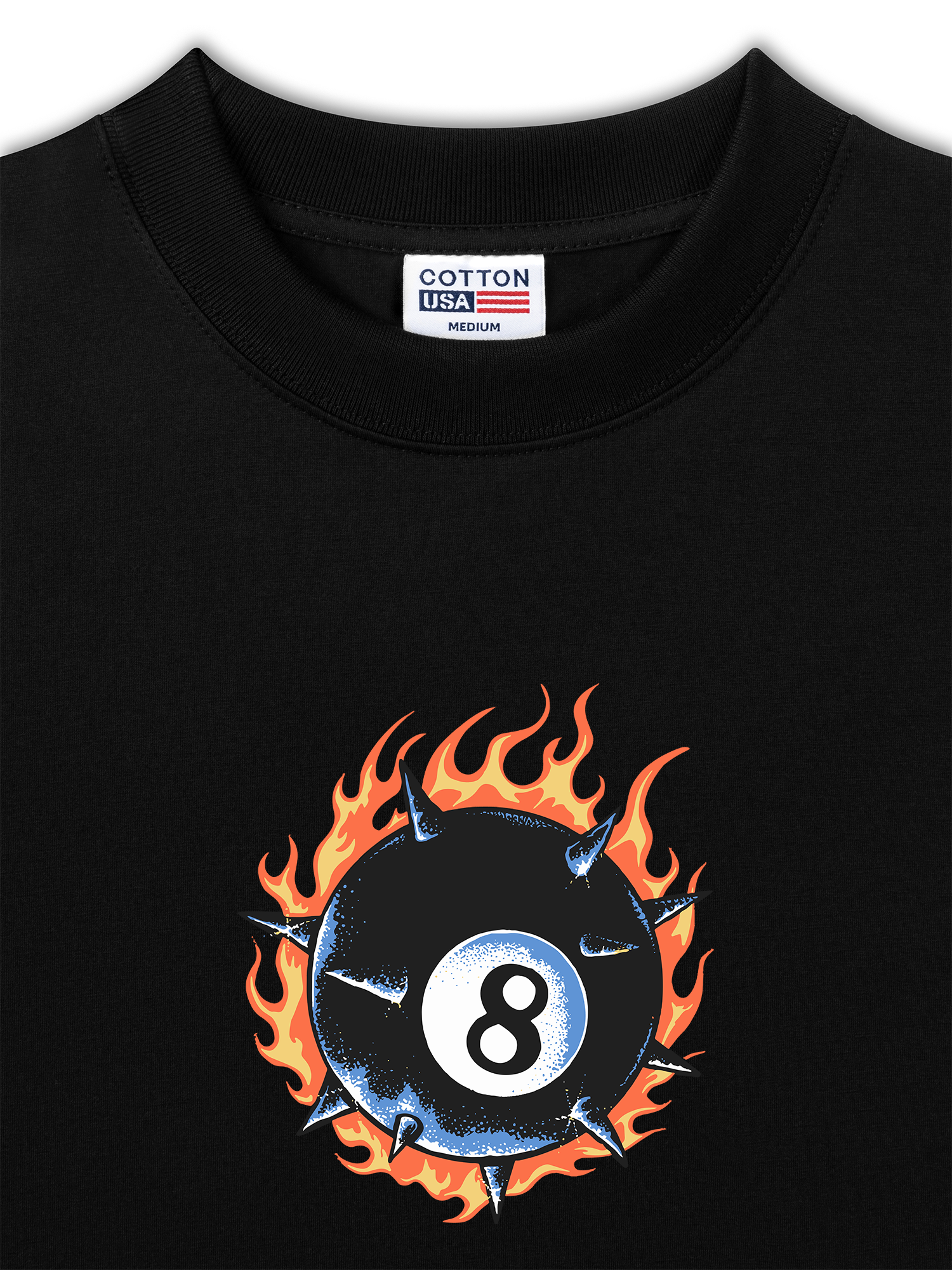 Áo Thun Relaxed Fit Billiards Racun 8 Ball