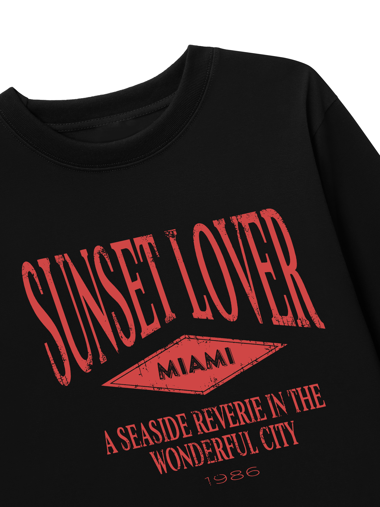 Áo Thun Dài Tay City Sunset Lover Miami