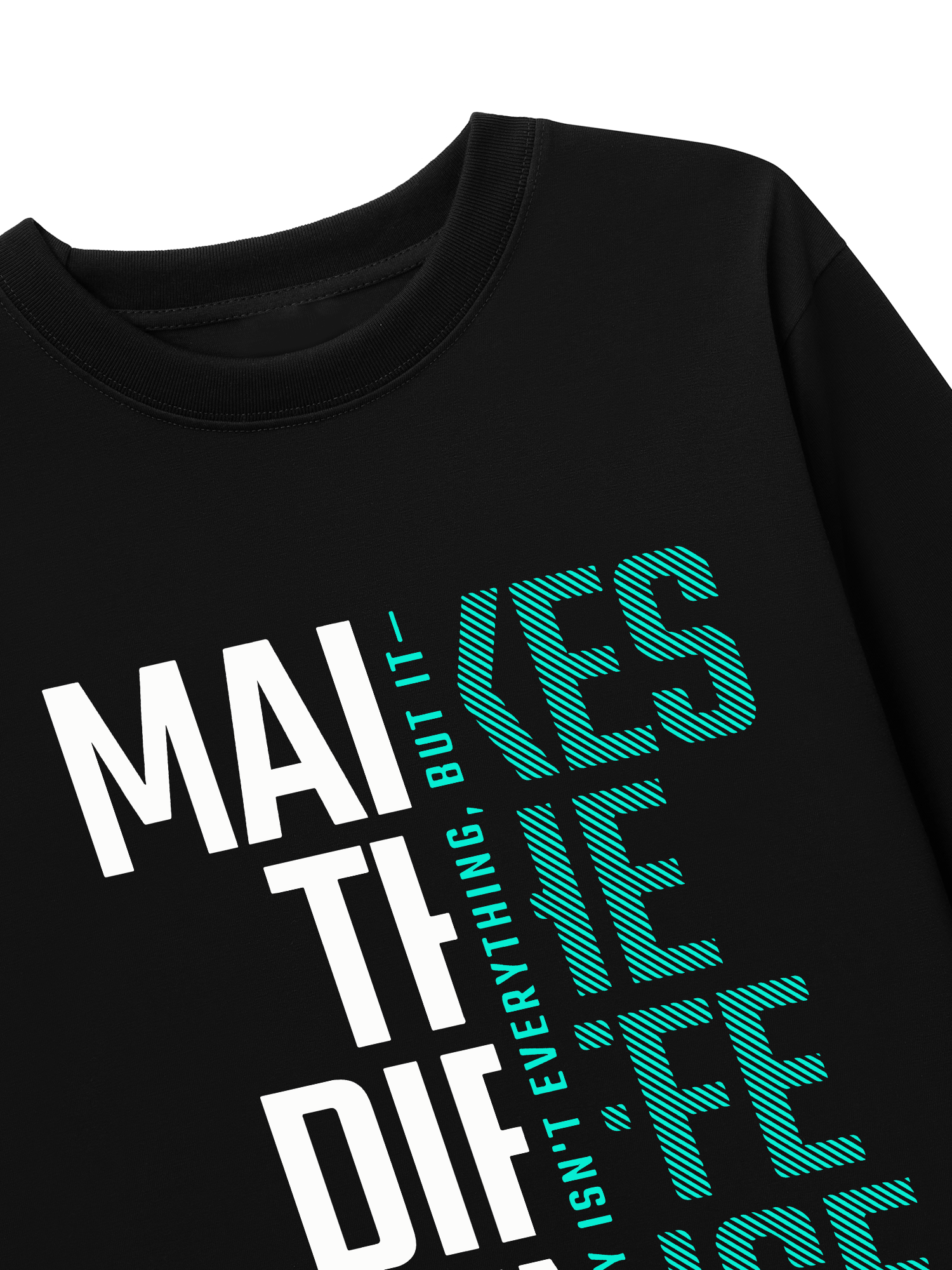 Áo Thun Dài Tay Money Motivational Modern Typographic